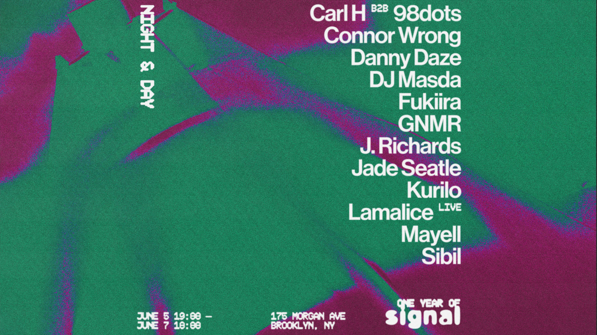 One Year Of Signal-Danny Daze, Dj Masda, Gnmr, Carl H + More