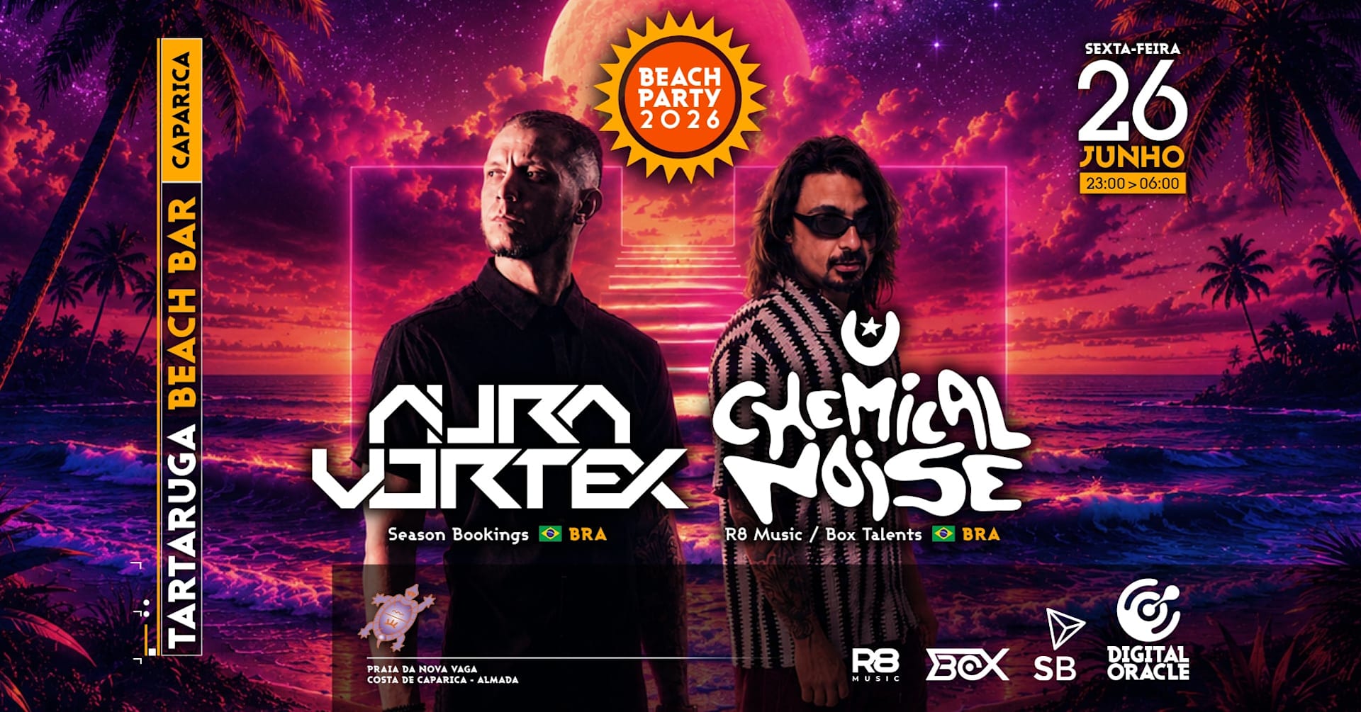Aura Vortex & Chemical Noise @ Beach Party