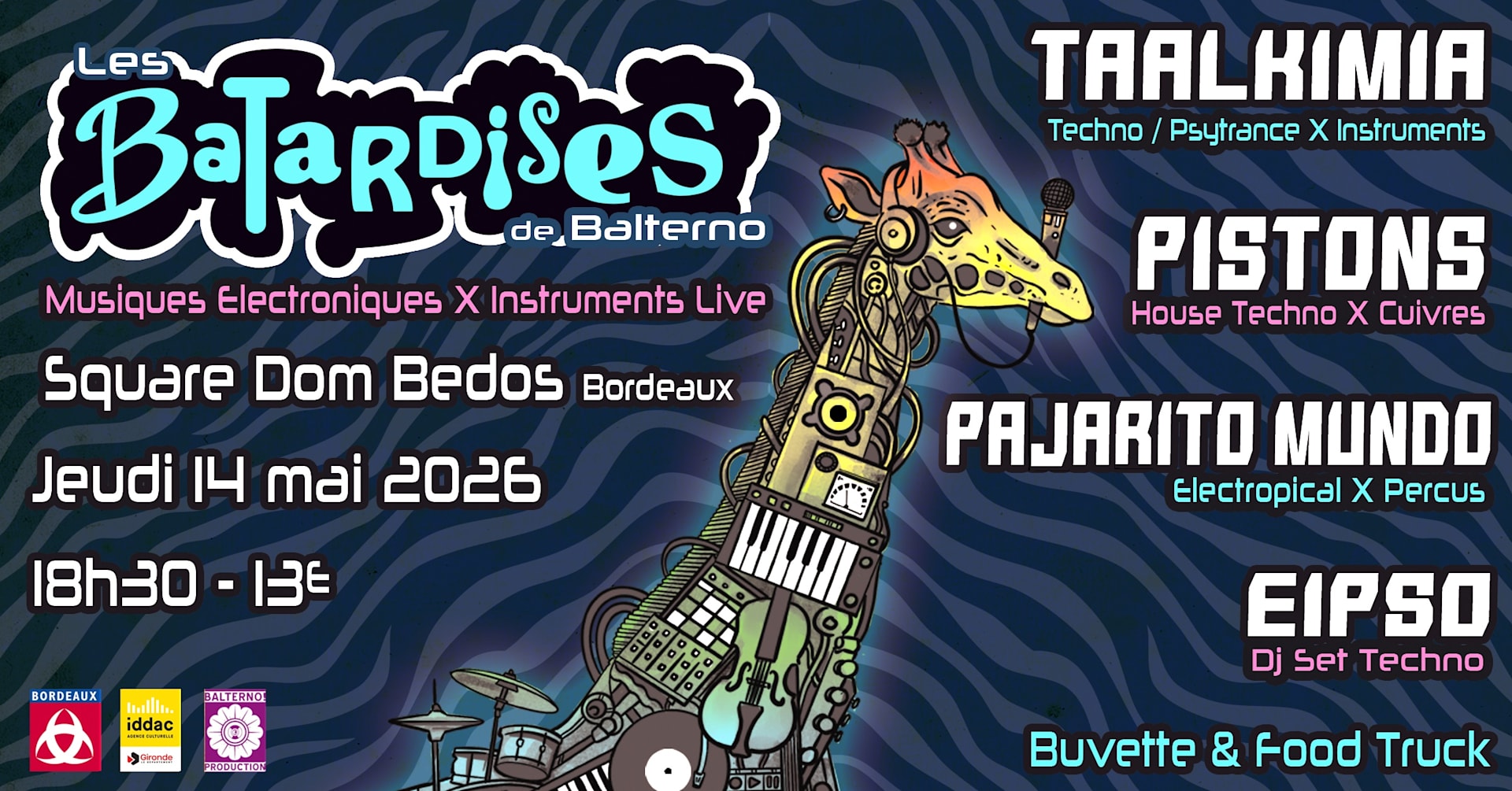 Les Batardises - Musiques Electroniques X Instruments Live