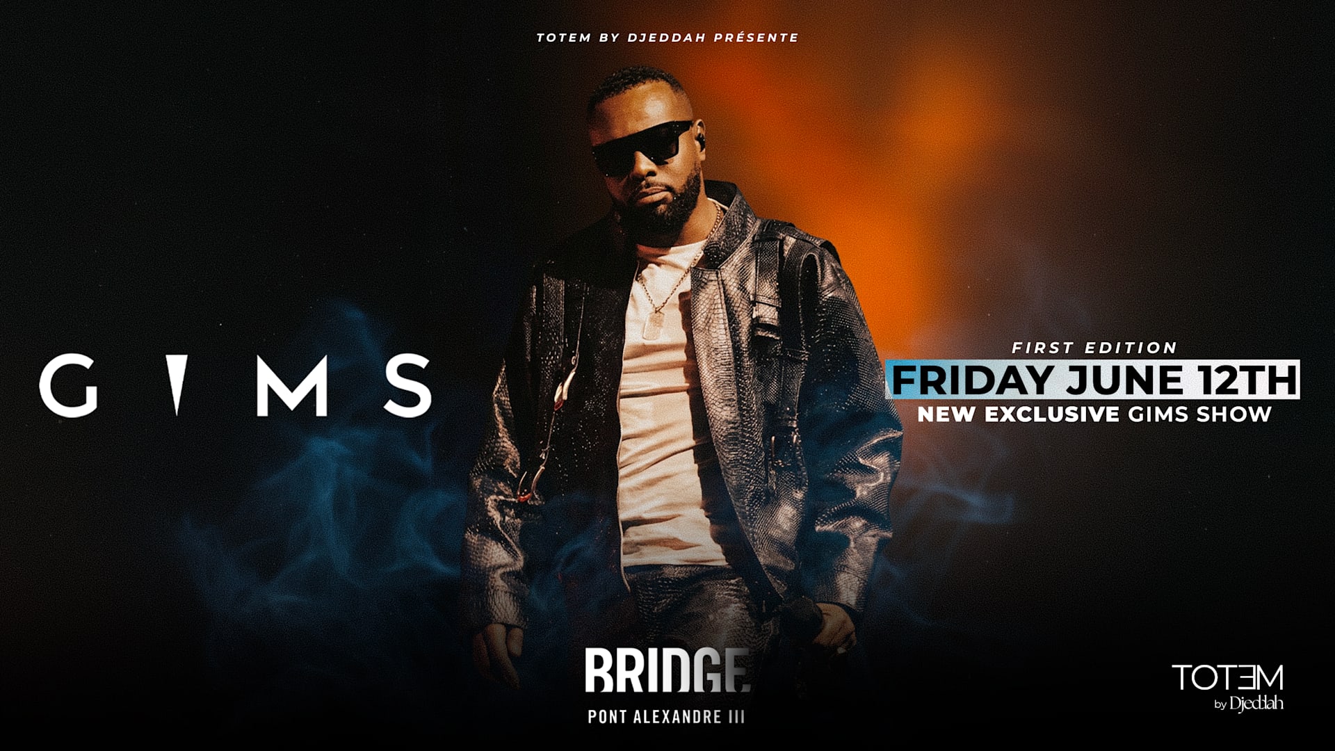 Gims Live Performance - Bridge Club - 12.06