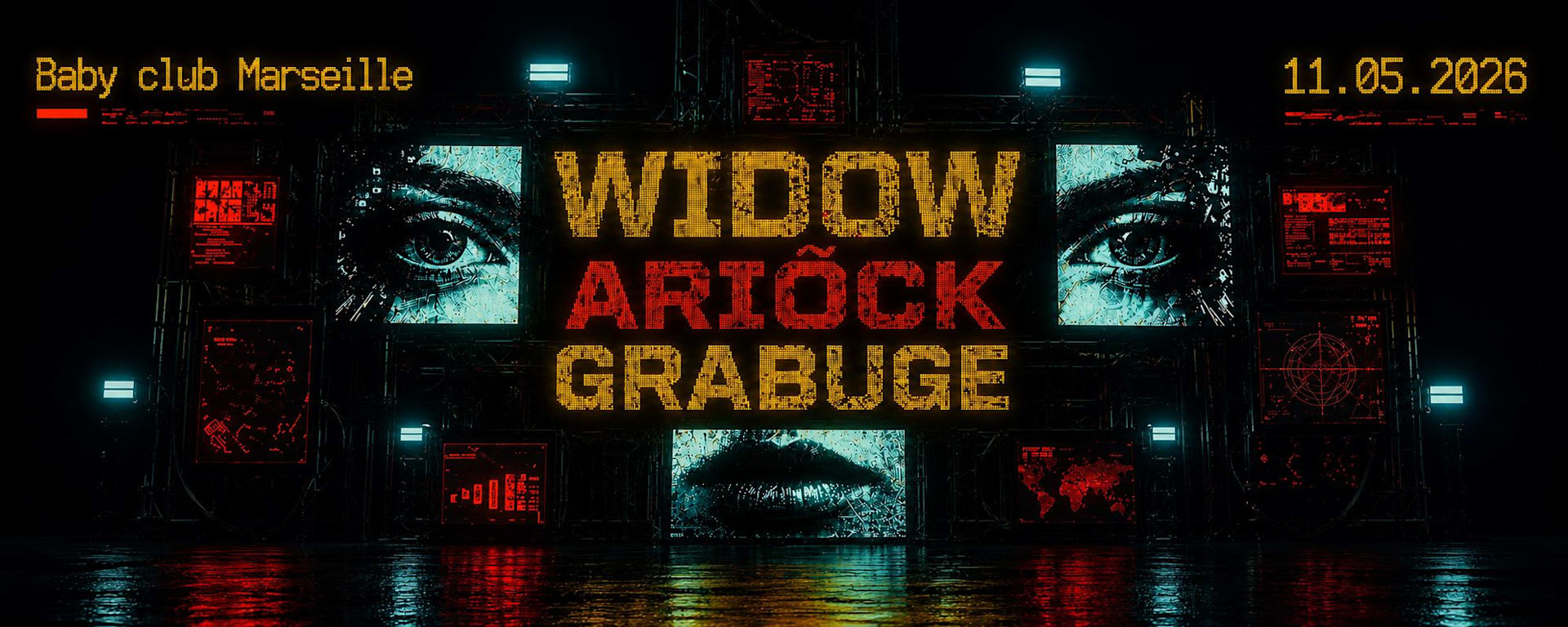 Lundi C'est Baby Club : Widow + Ariõck + Grabuge