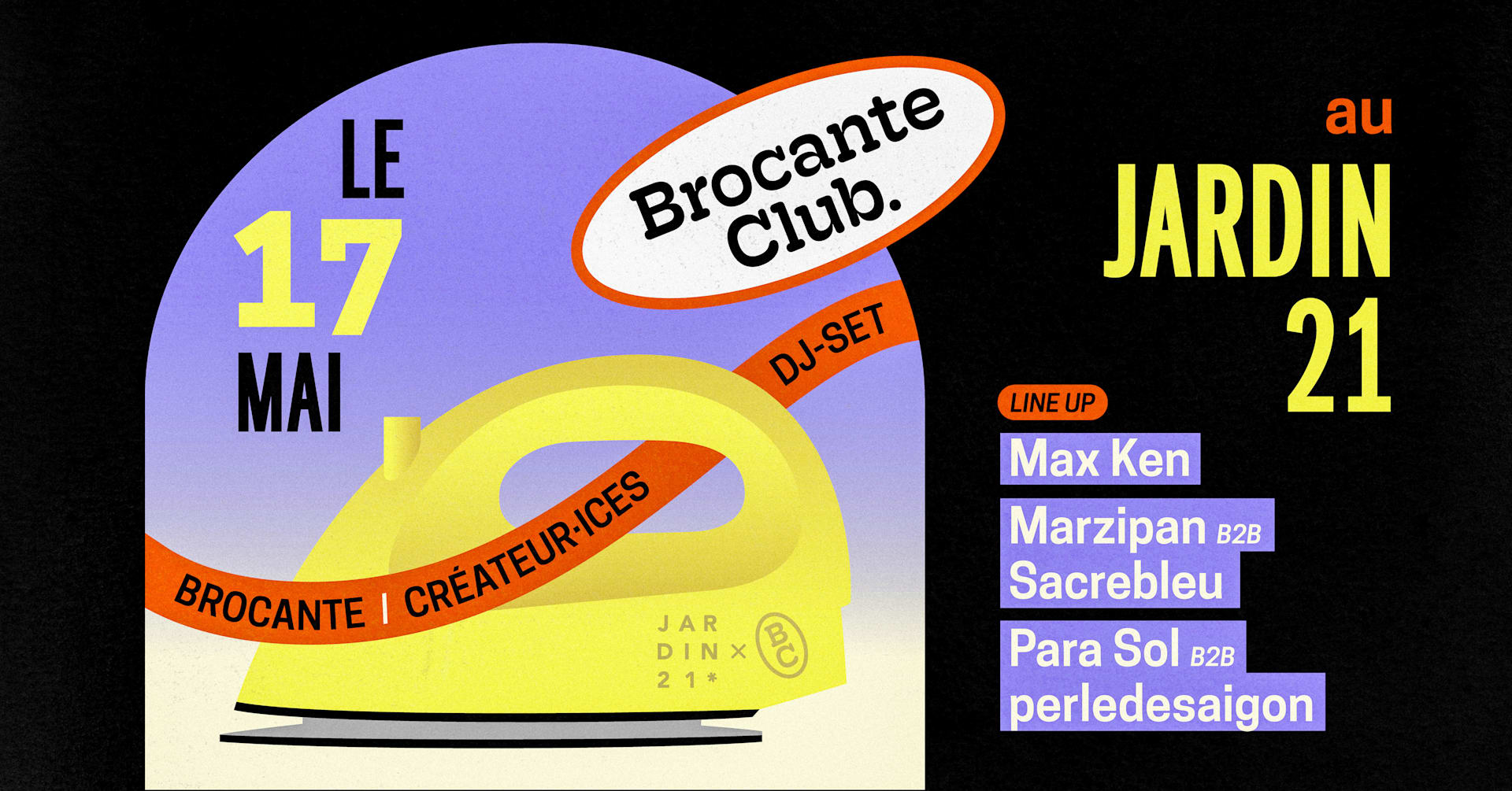 Brocante Club  X Jardin21 ~ Open Air