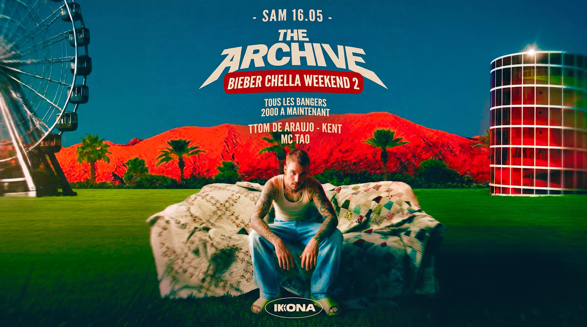 The Archive - Bieberchella II | Mainroom.Ikona