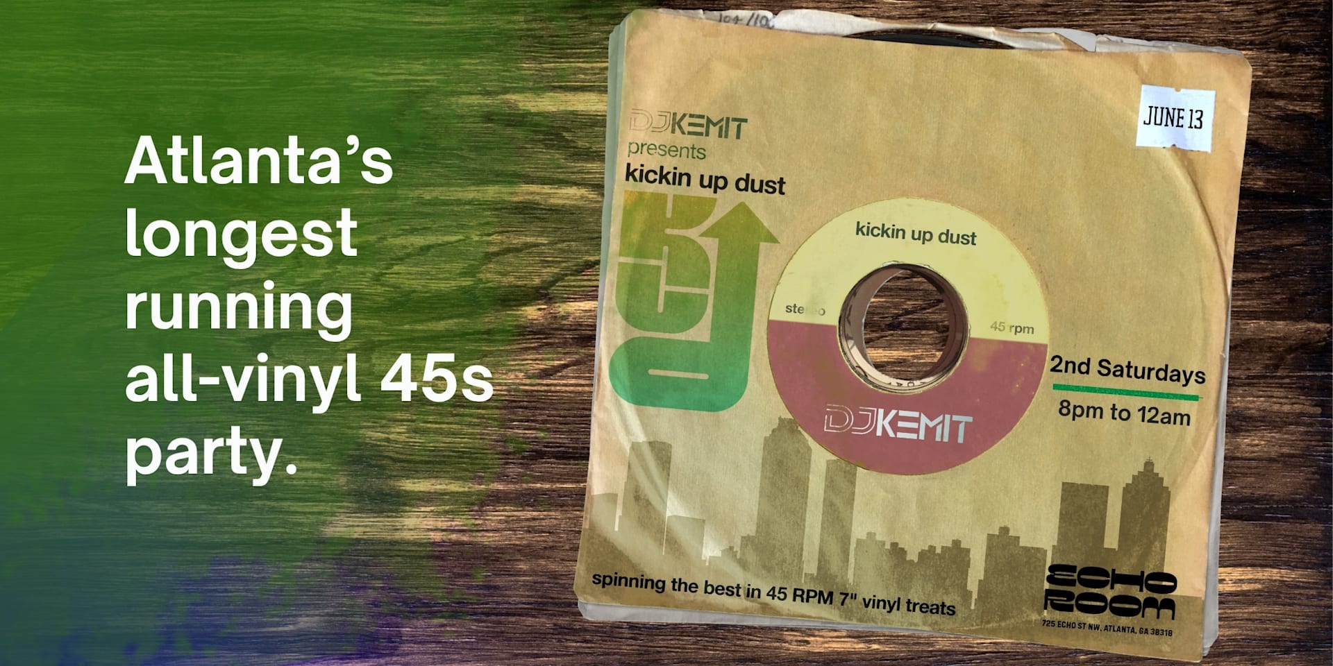 Dj Kemit Presents Kickin Up Dust June 13 2026