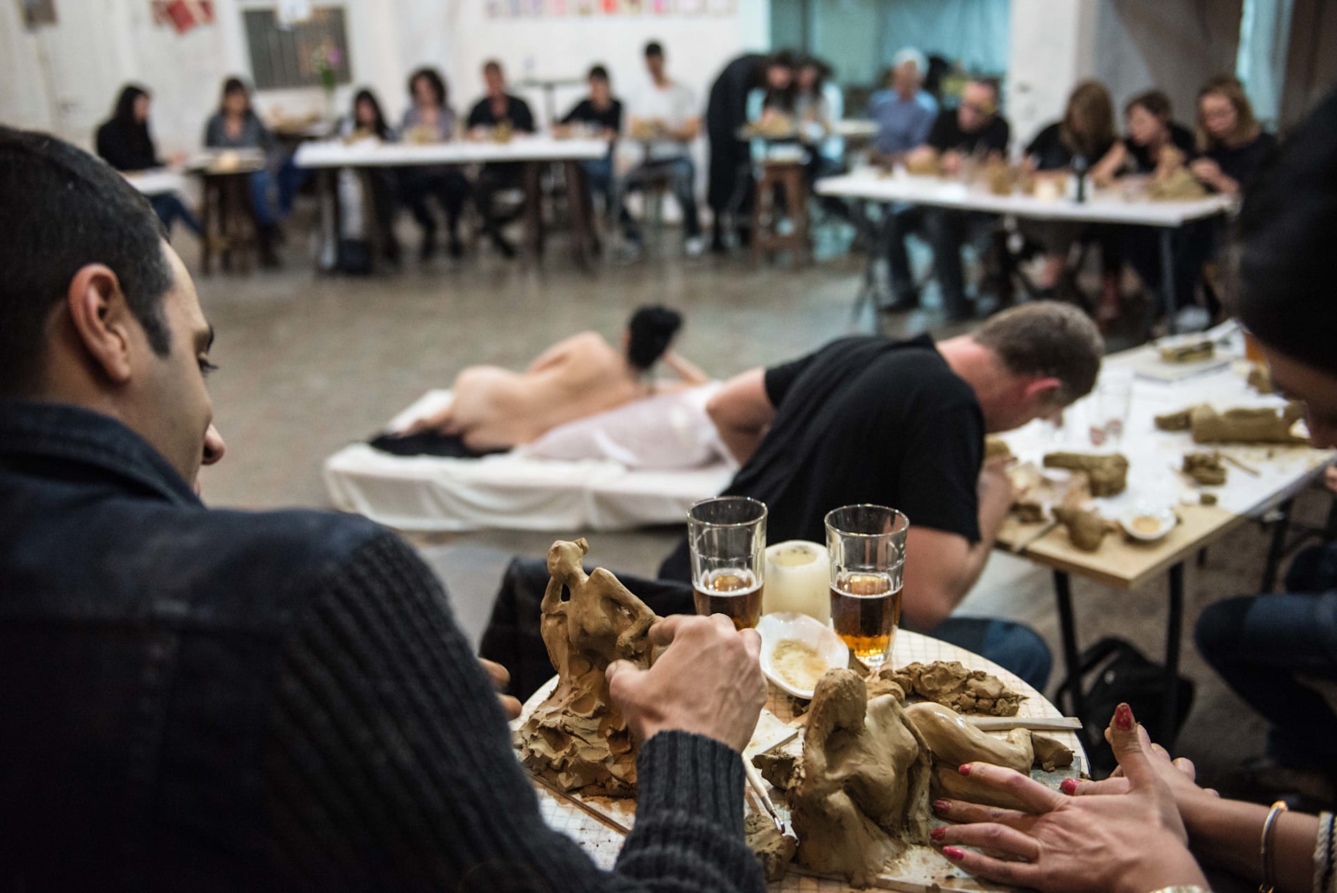 Clay & Wine Night | Life Model Sculpture Workshop