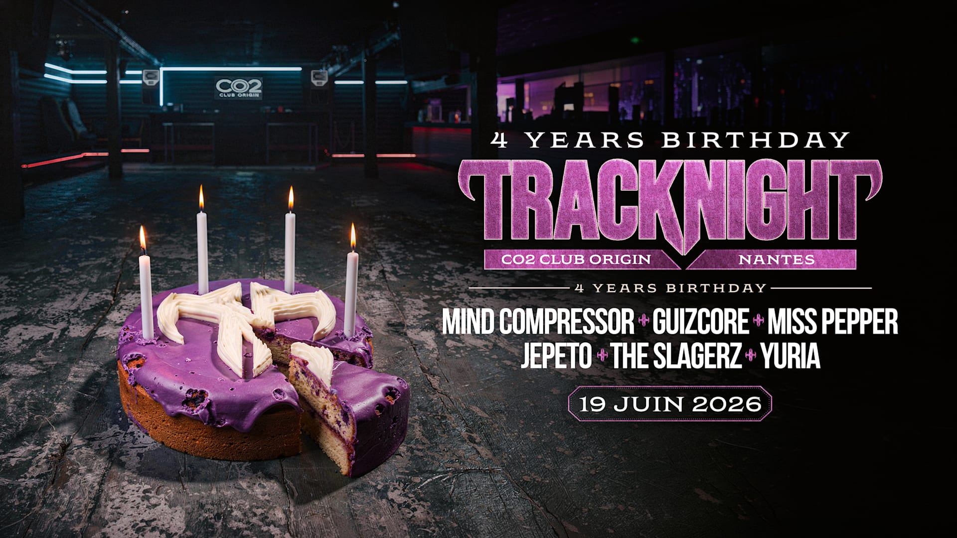 Tracknight | 4 Years Birthday | Co2 Club