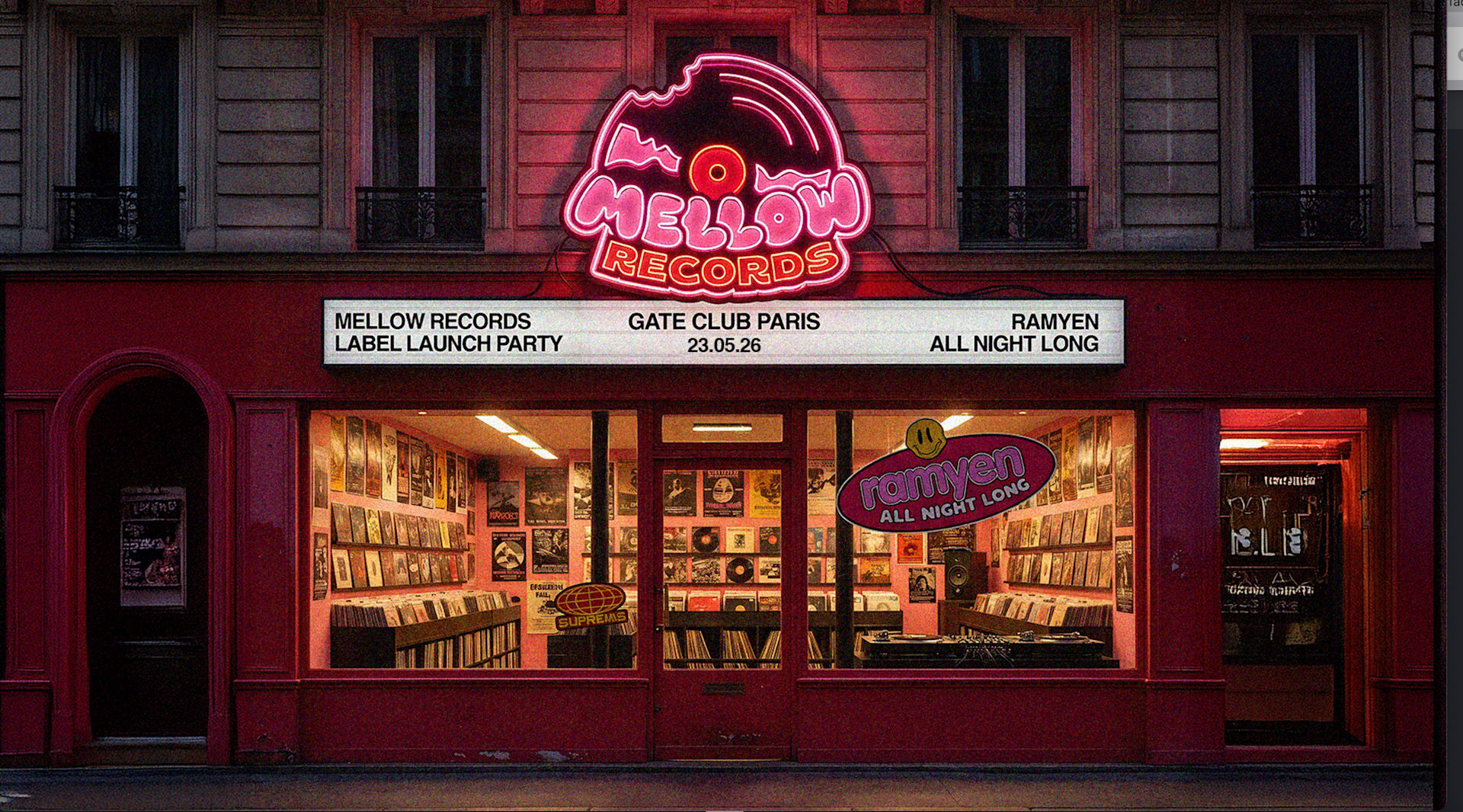 Mellow: Ramyen All Night Long At Gate Club Paris