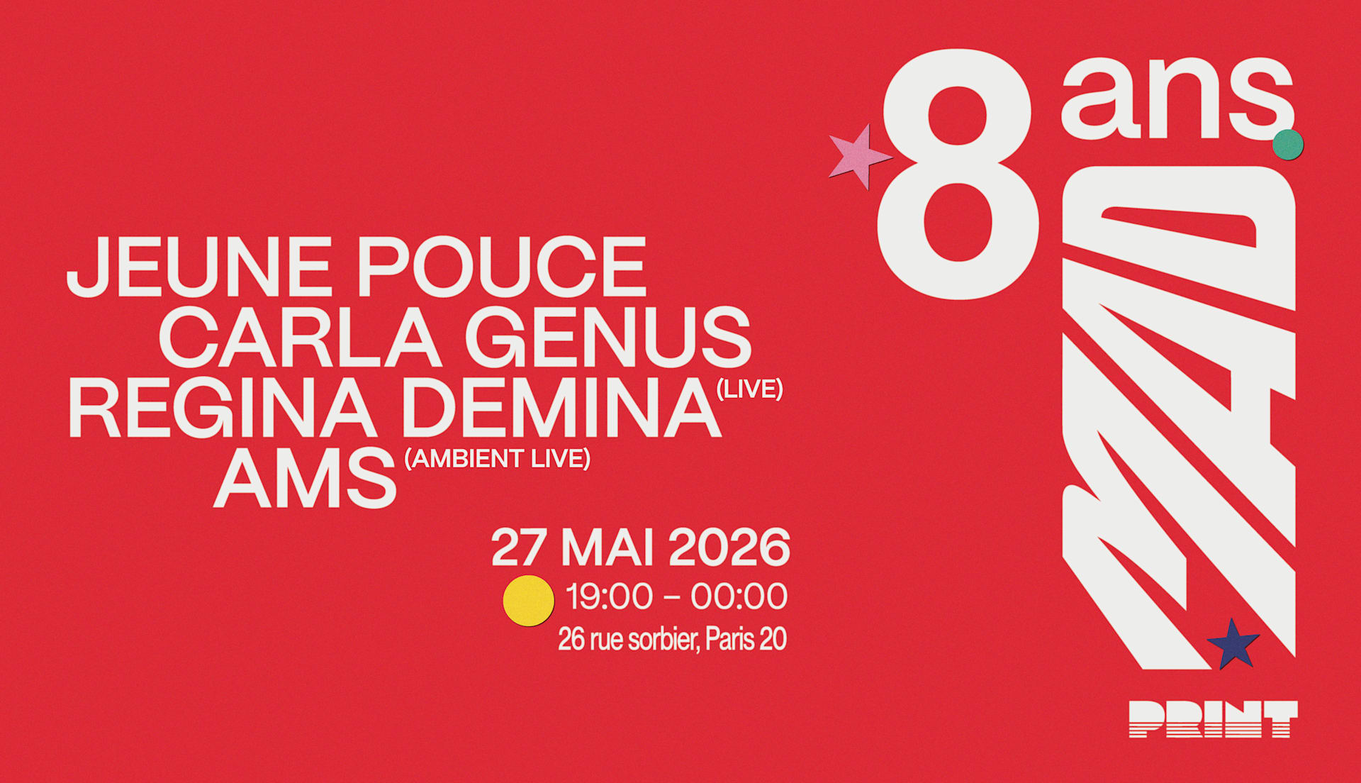 Print X Mad 8 Ans - 27.05 / Ams, Regina Demina, Carla Genus