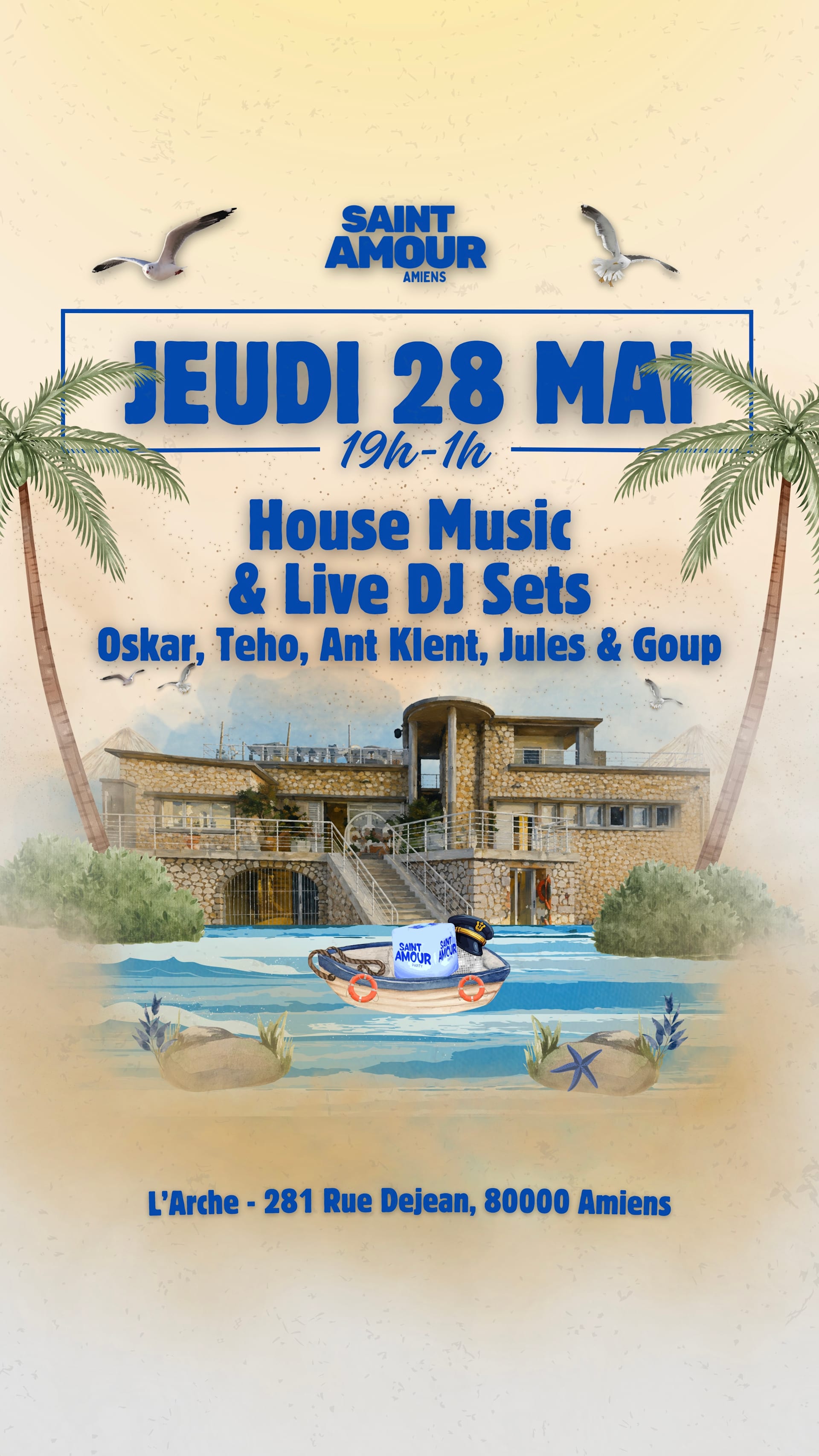 Saint Amour Amiens | Rooftop Party | Jeudi 28 Mai 2026