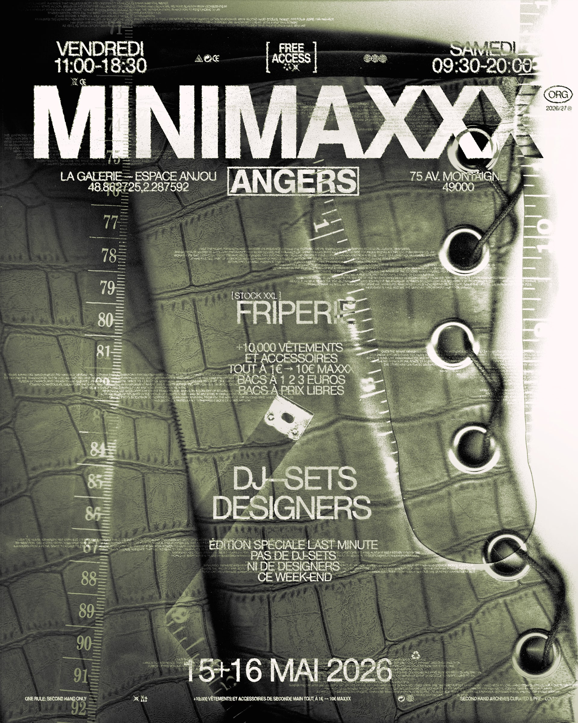 [Angers] Friperie + Dj-Sets + Designers