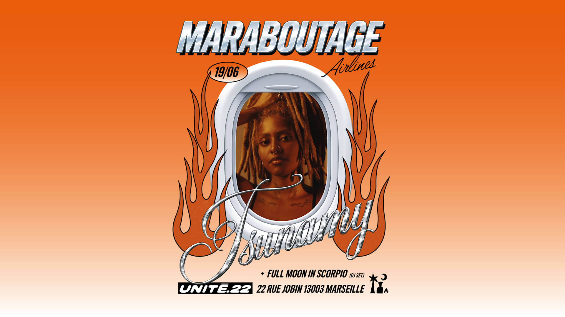 Maraboutage Airlines X Tsunamy @ Unité22