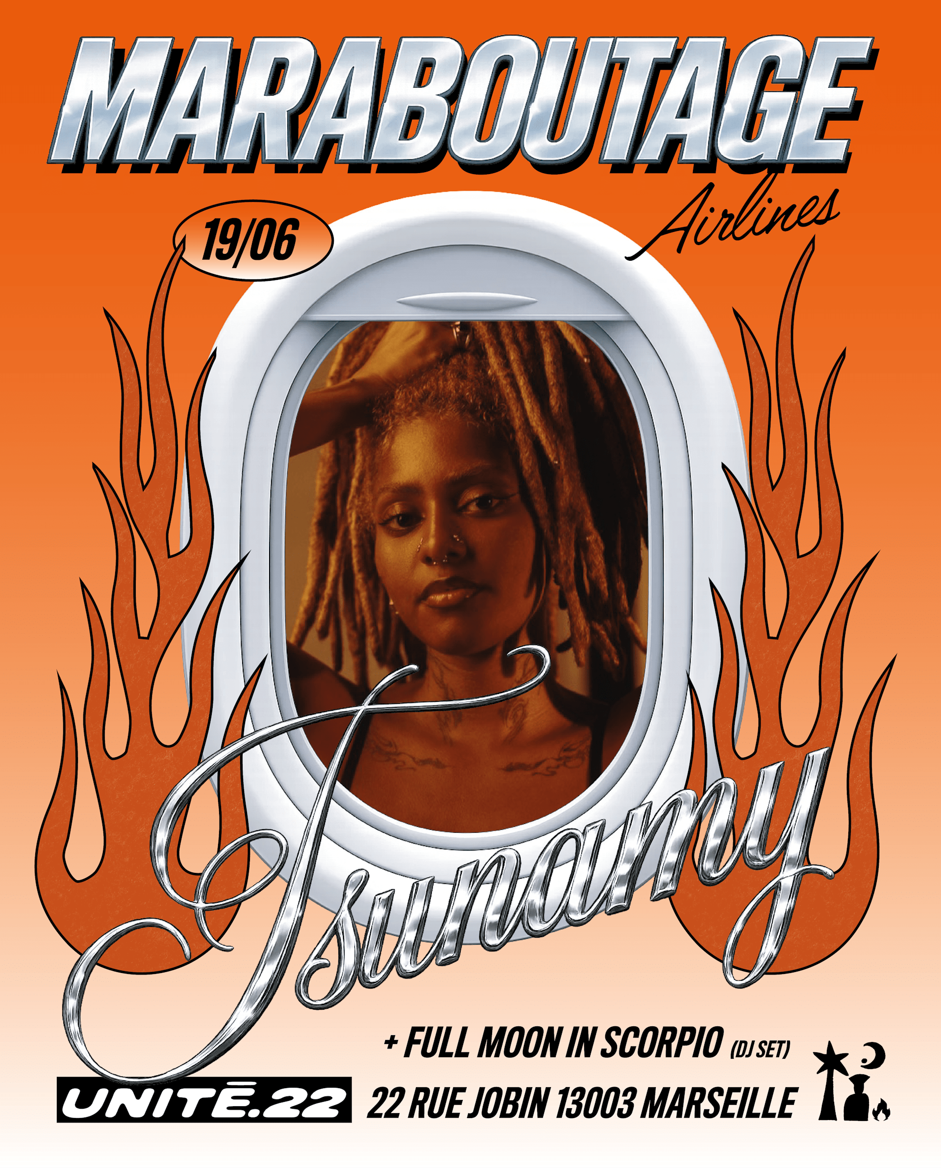 Maraboutage Airlines X Tsunamy @ Unité22