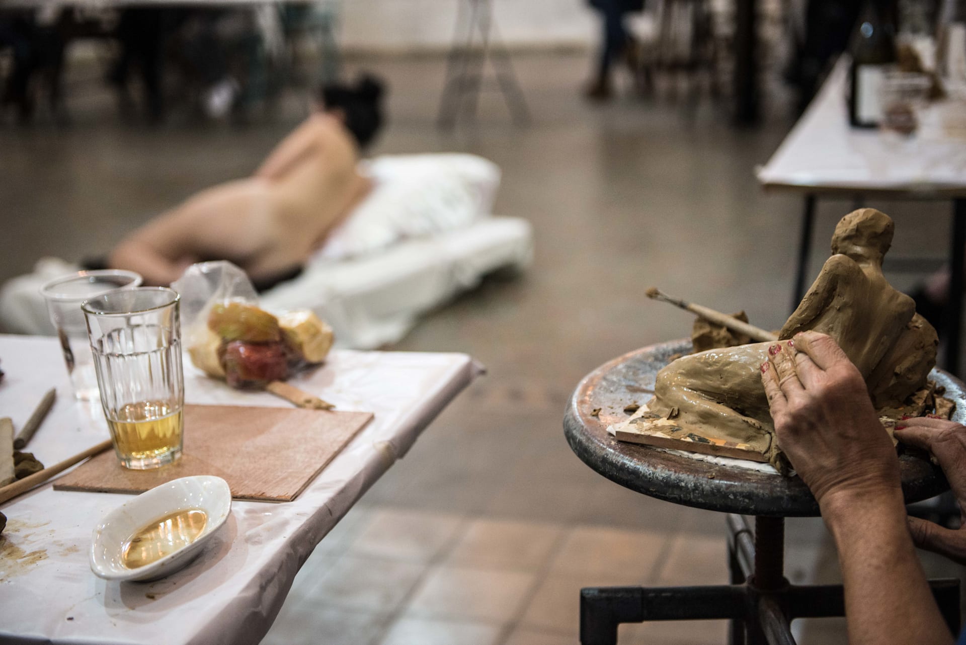 Clay Night · Sculpt A Live Human Figure · Lisbon