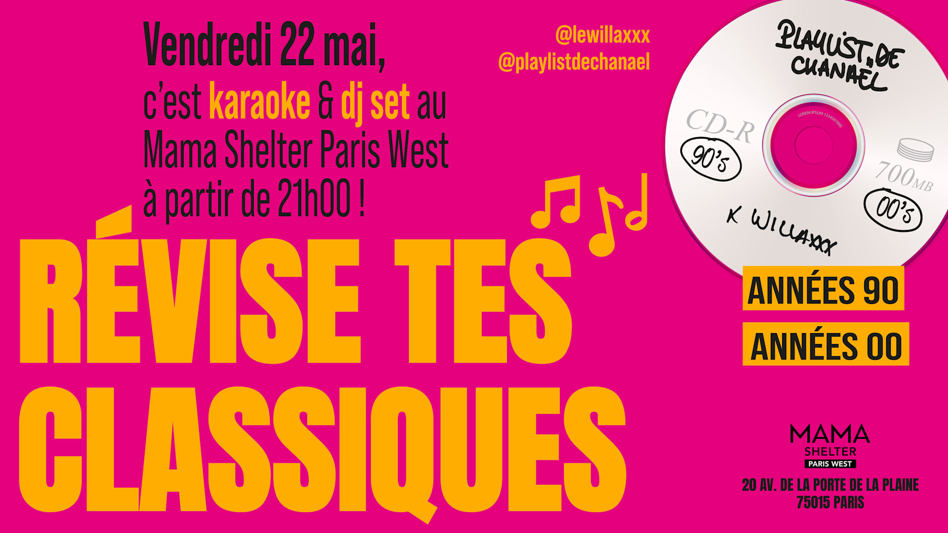 Dj Willaxxx & Playlist De Chanael