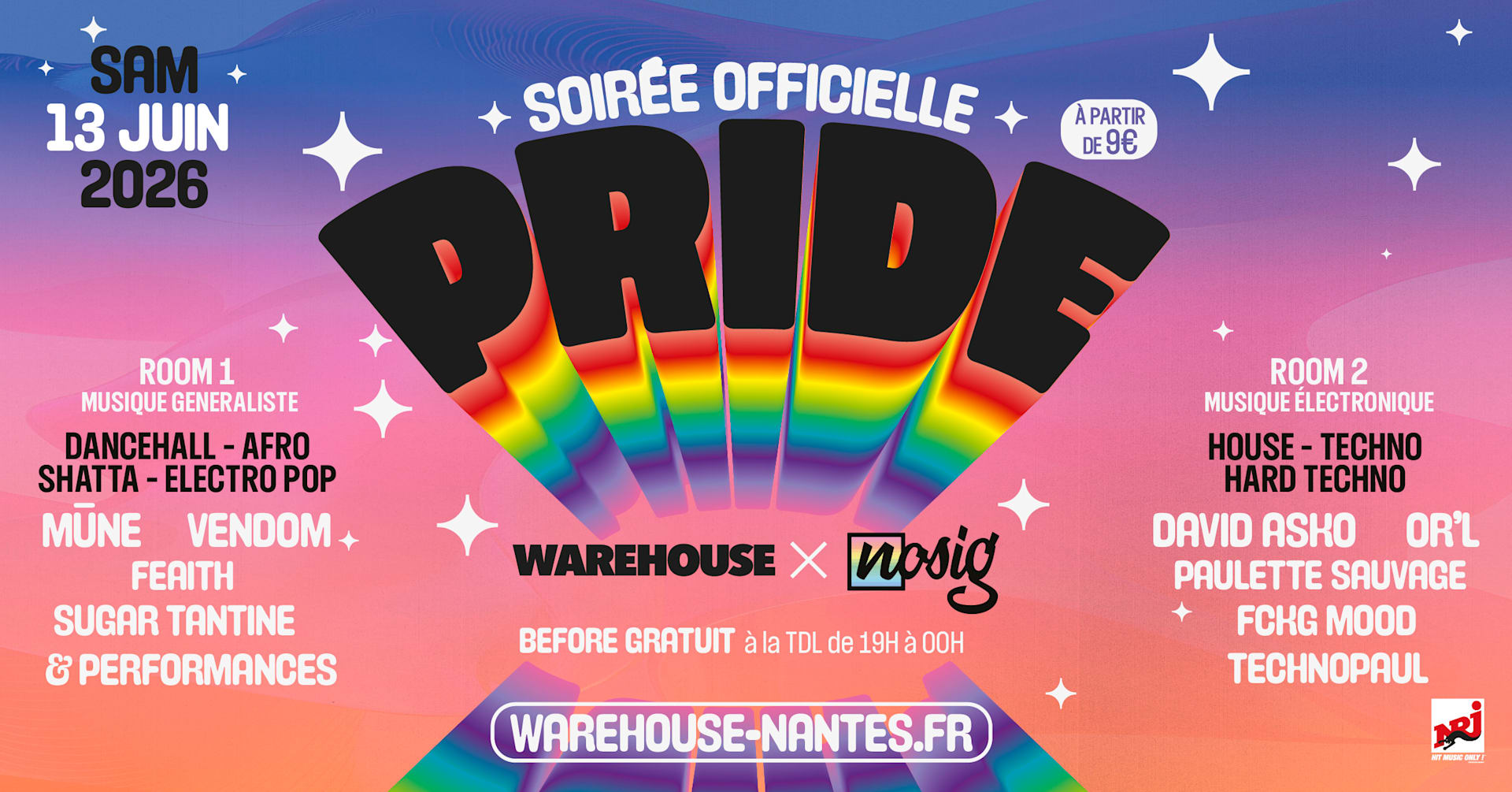 Pride 2026 - La Soirée Officielle À Nantes !