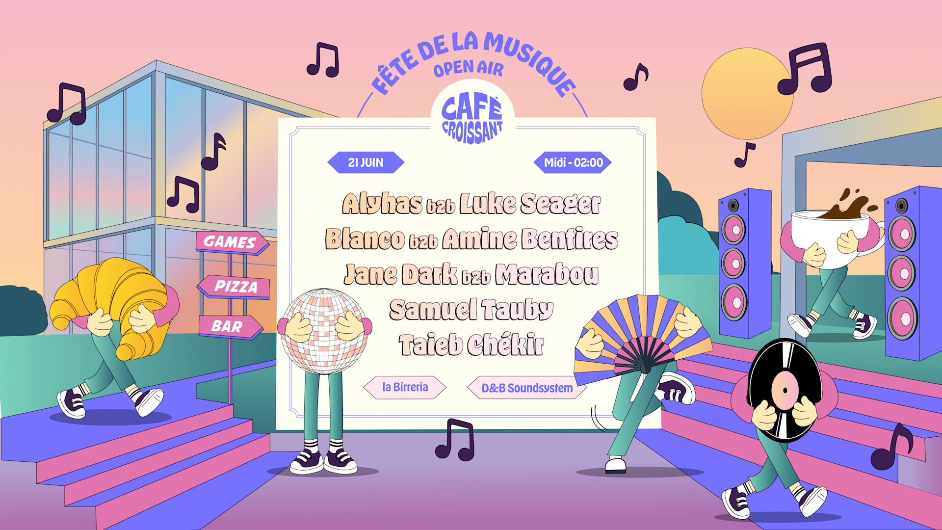 Café Croissant : Fête De La Musique 2026 - Open Air