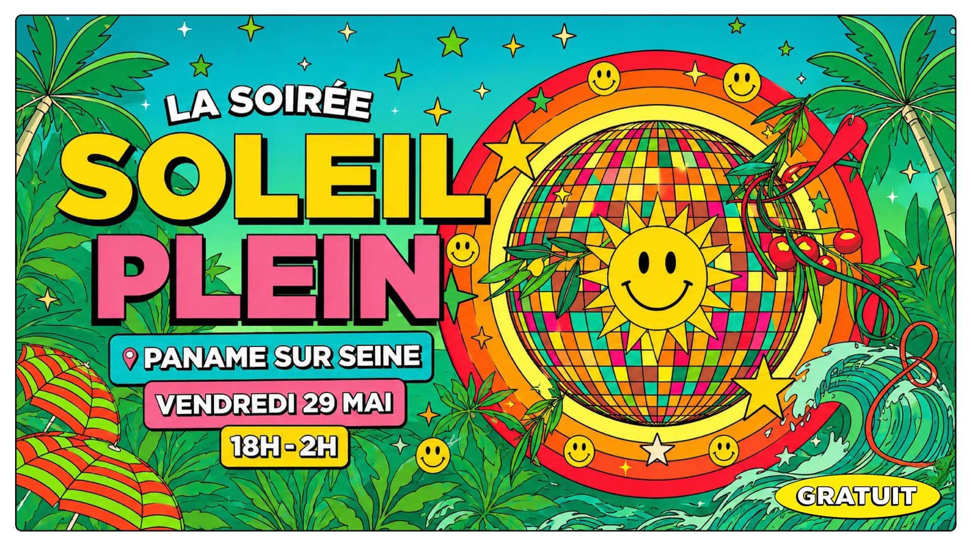 Soleil Plein Invite : Rodjay, So Riderz & Folken