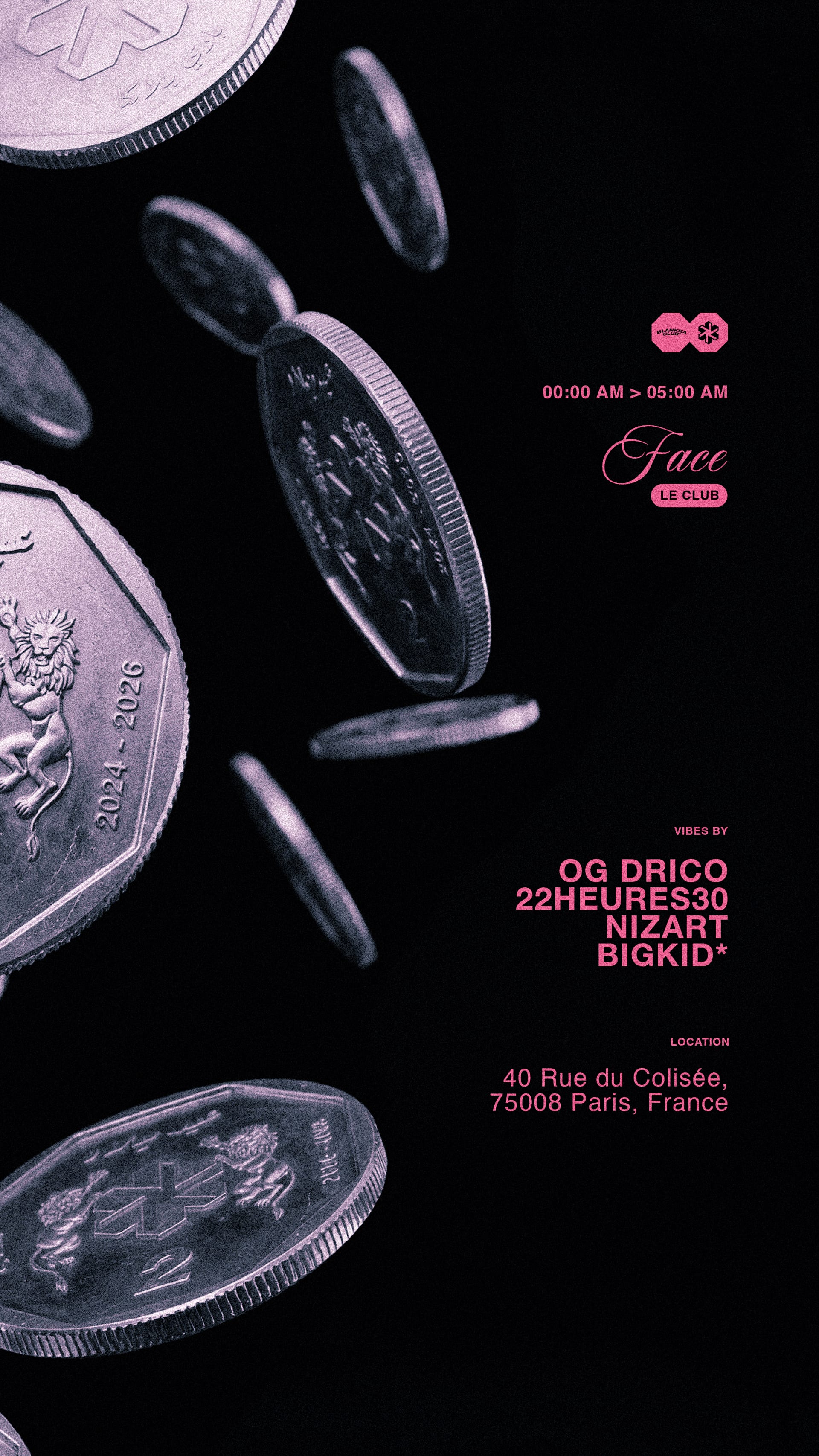 Blankka Club* 018 : Face (Two Years Anniversary)