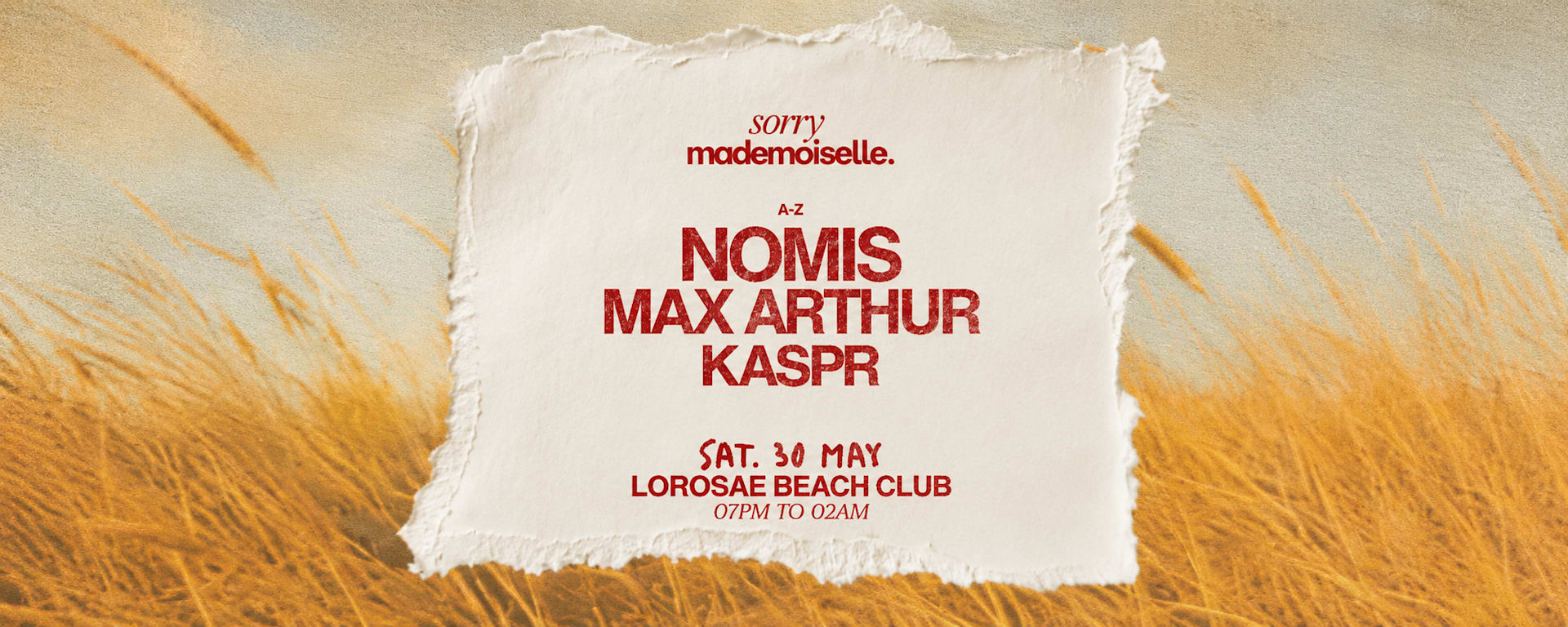 Beach Residency By Sorry Mademoiselle