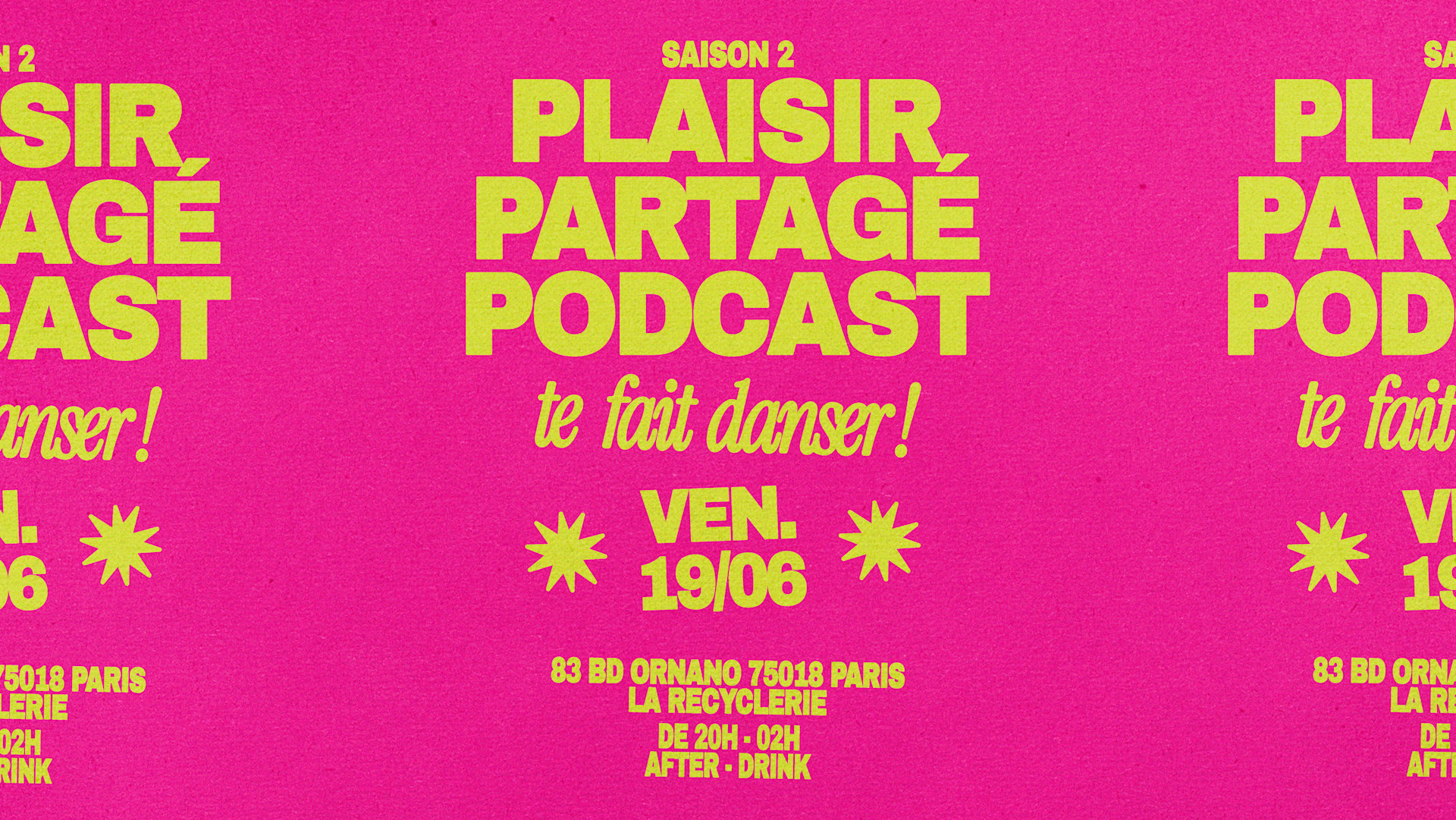 Plaisir Partagé Podcast - Season 2 Party