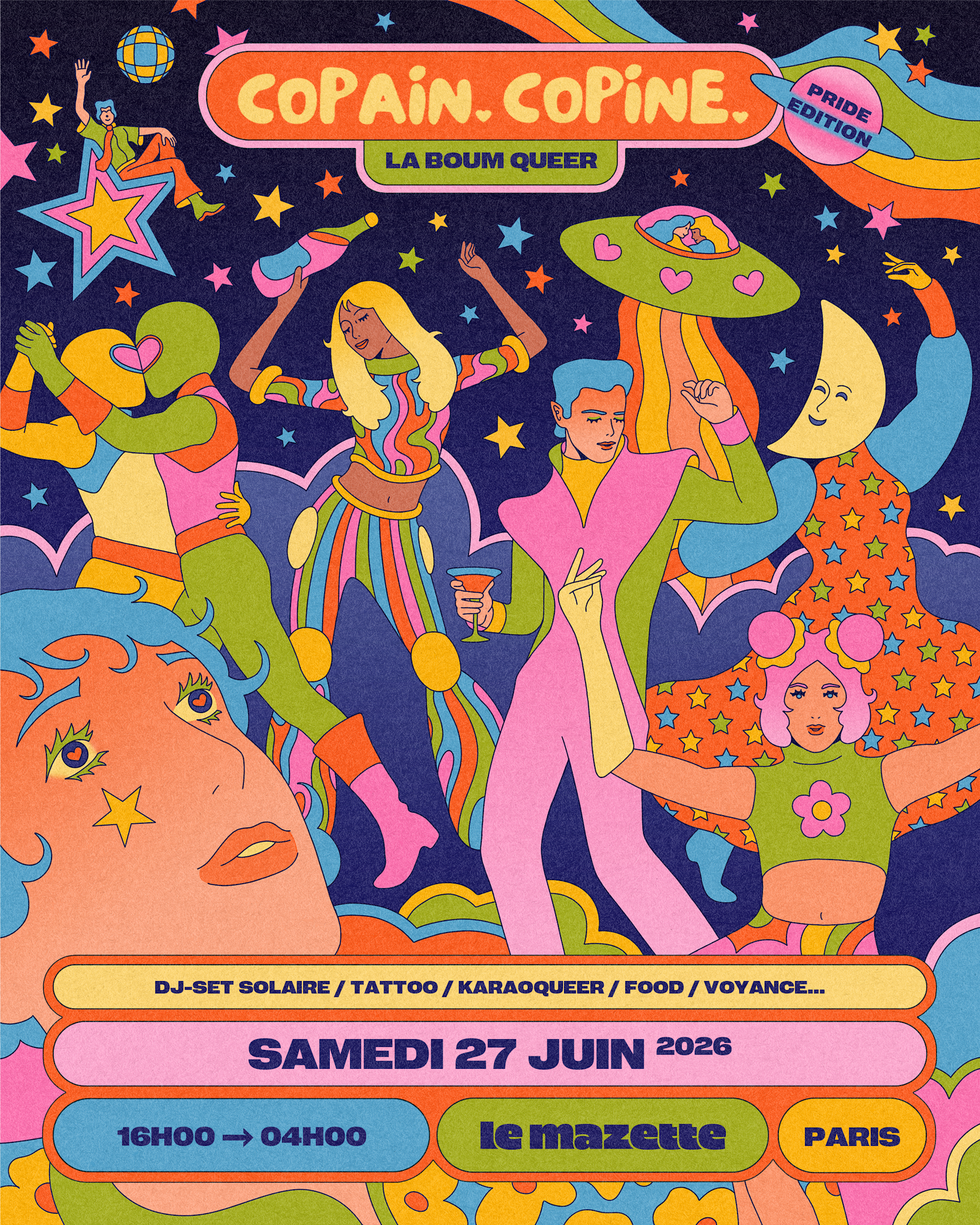 Copain-Copine, La Boum Queer - Pride Edition !