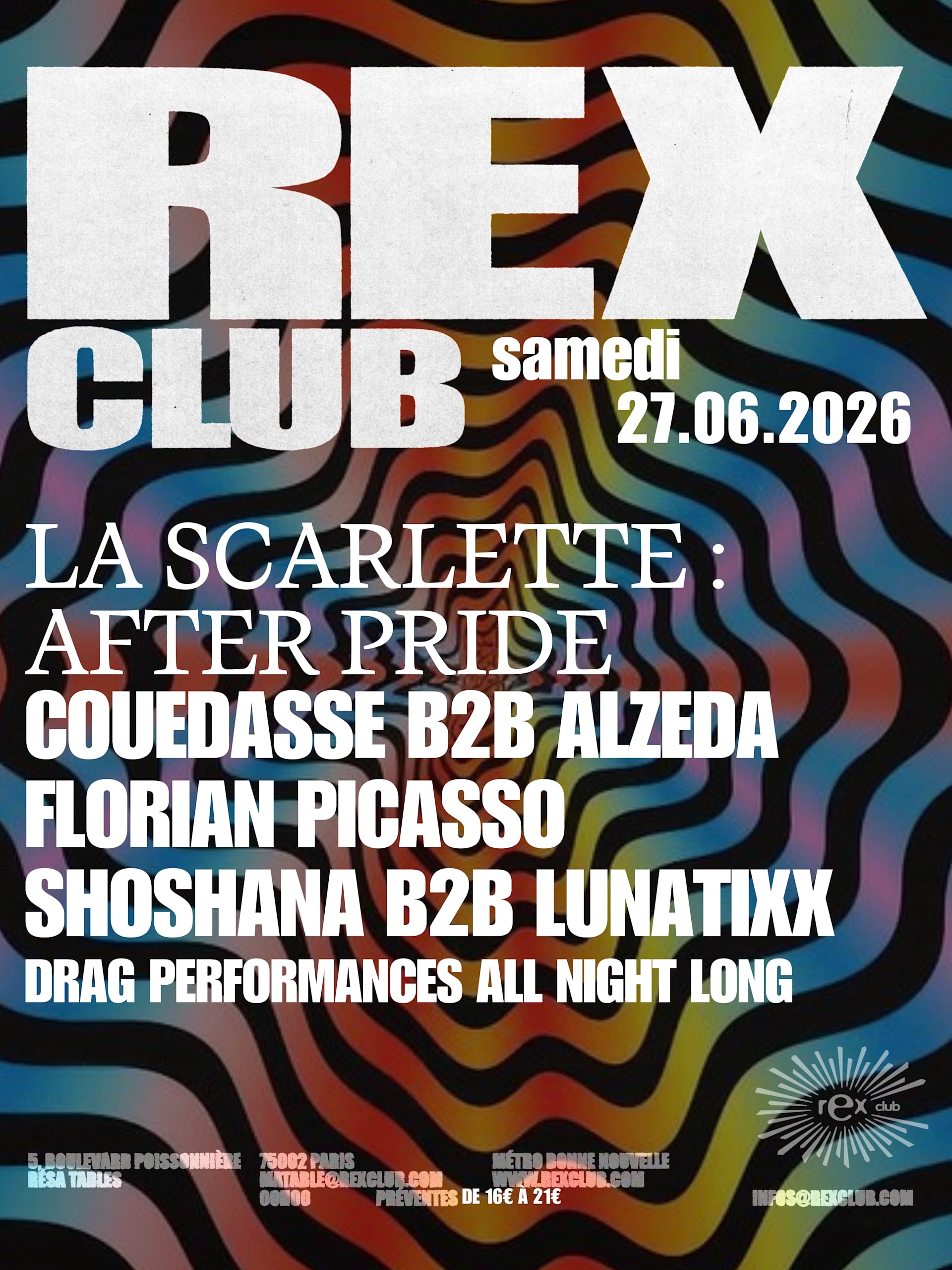 La Scarlette - After Pride : Florian Picasso, Shoshana,...