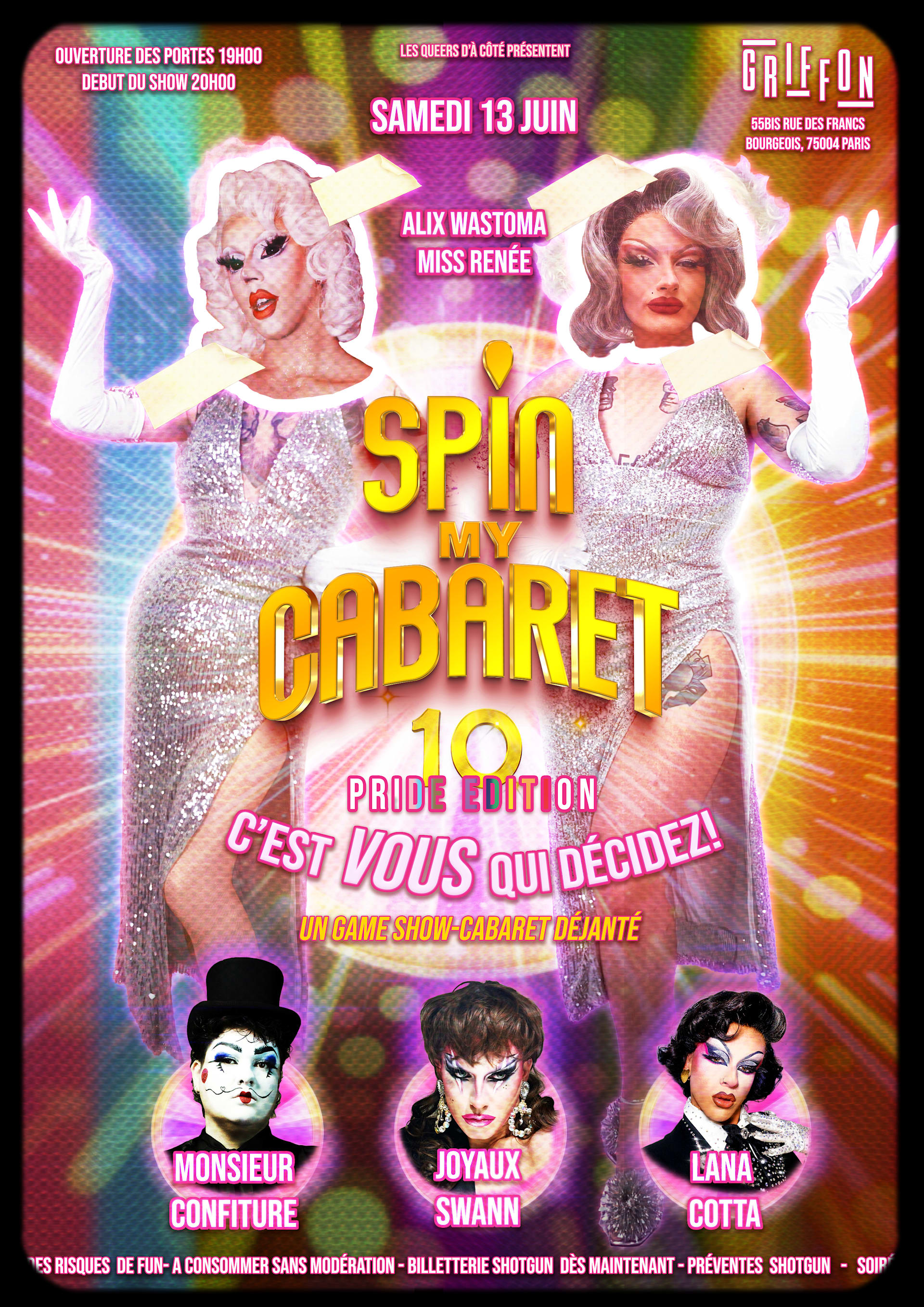 Spin My Cabaret 10 - 13/06