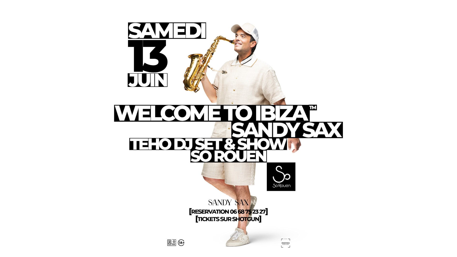 Welcome To Ibiza X Sandy Sax & Teho