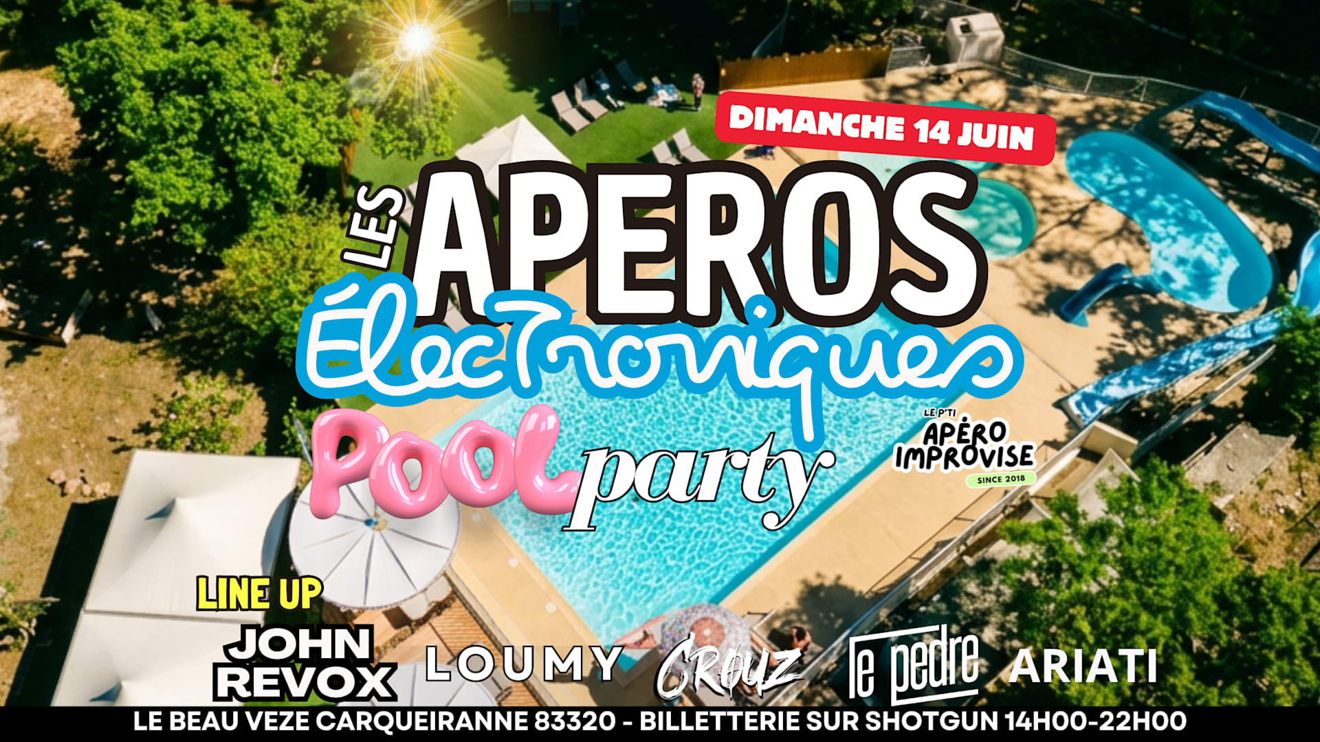 Les Apéros Électroniques Pool Party