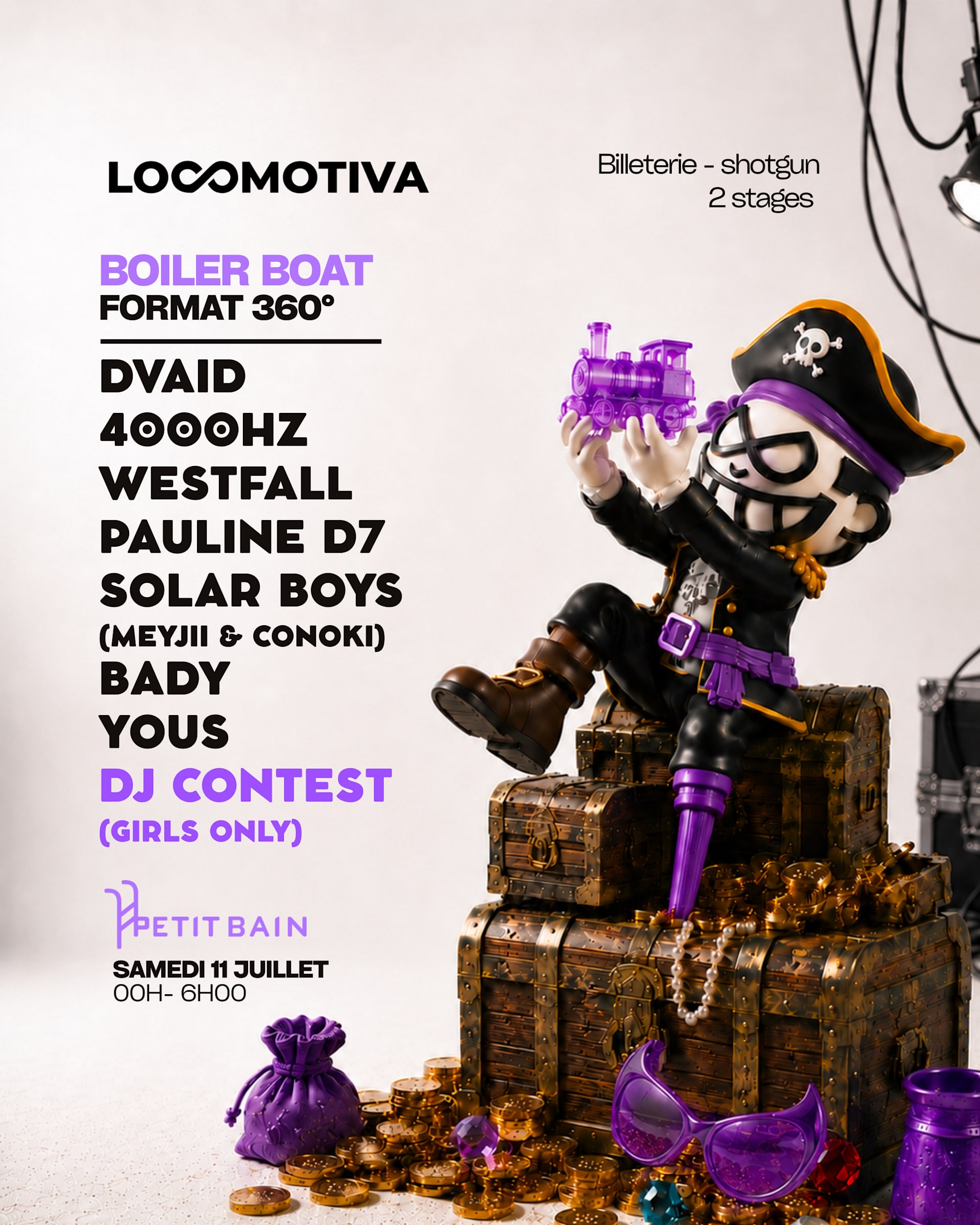 Boilerboat #3 : Techno, Trance & Bounce En Format 360°