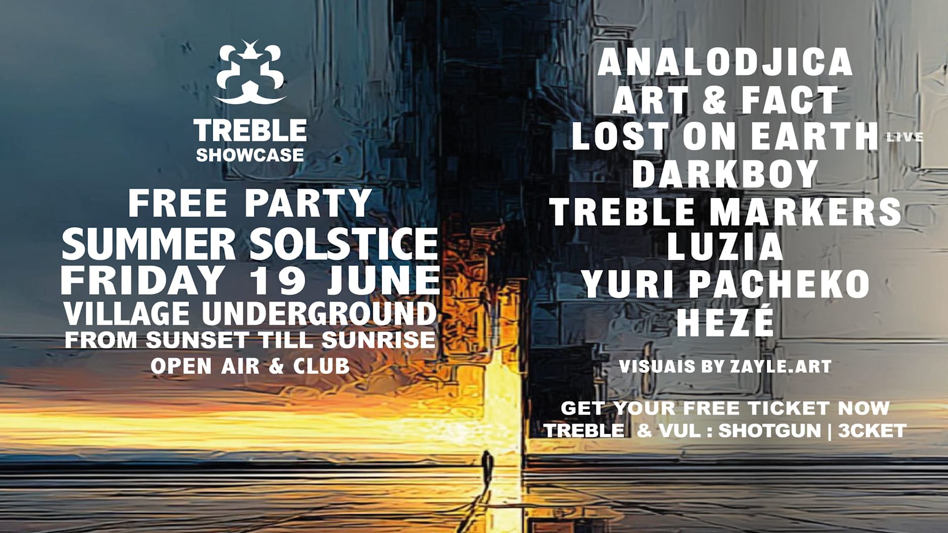 Treble Showcase:  Summer Solstice - Open Air / Club
