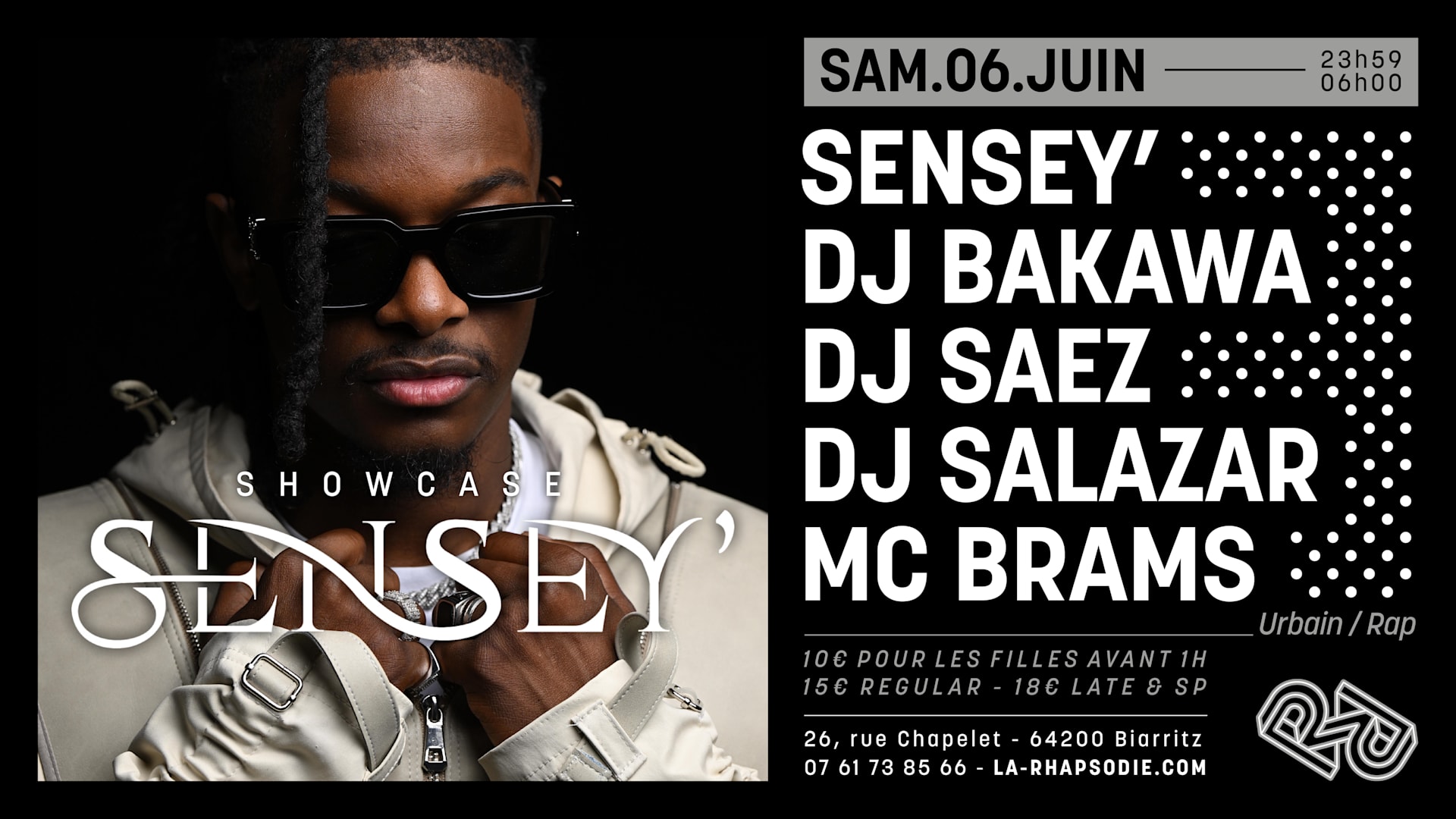 Showcase : Sensey' // Dj Bakawa • Dj Saez • Dj Salazar
