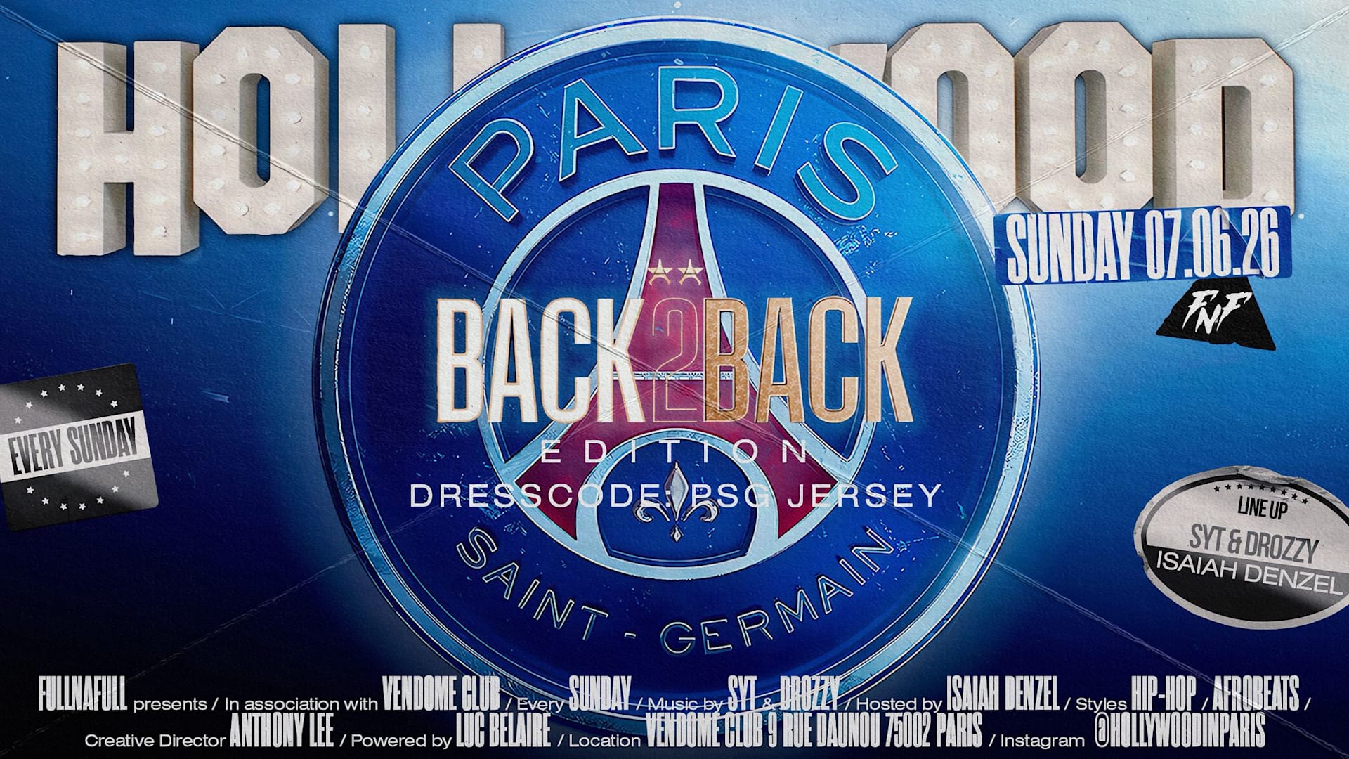 Hollywood Back 2 Back: Afrobeats / Hip Hop / Shatta