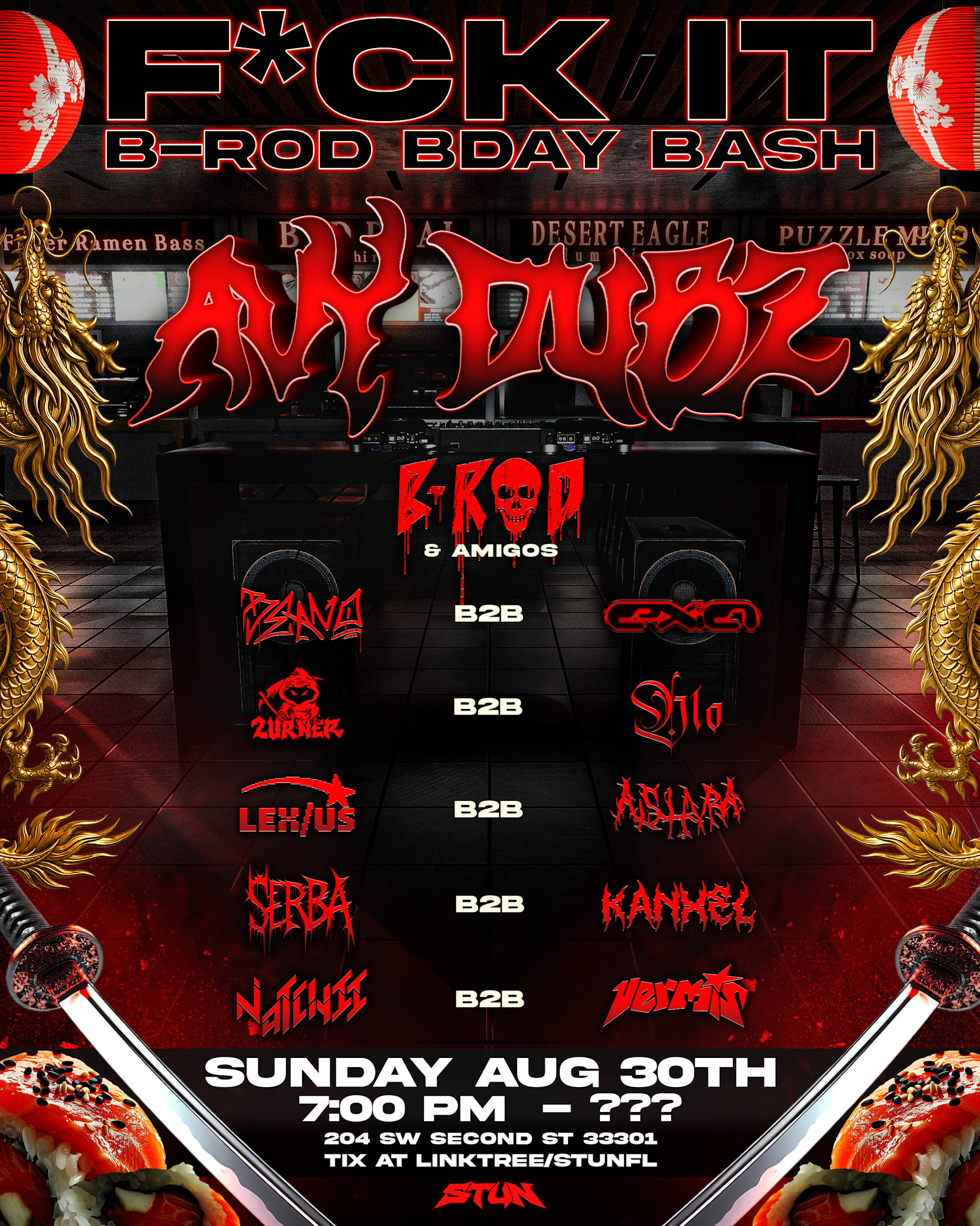Fuck It, Avy On Brods Bday Bash