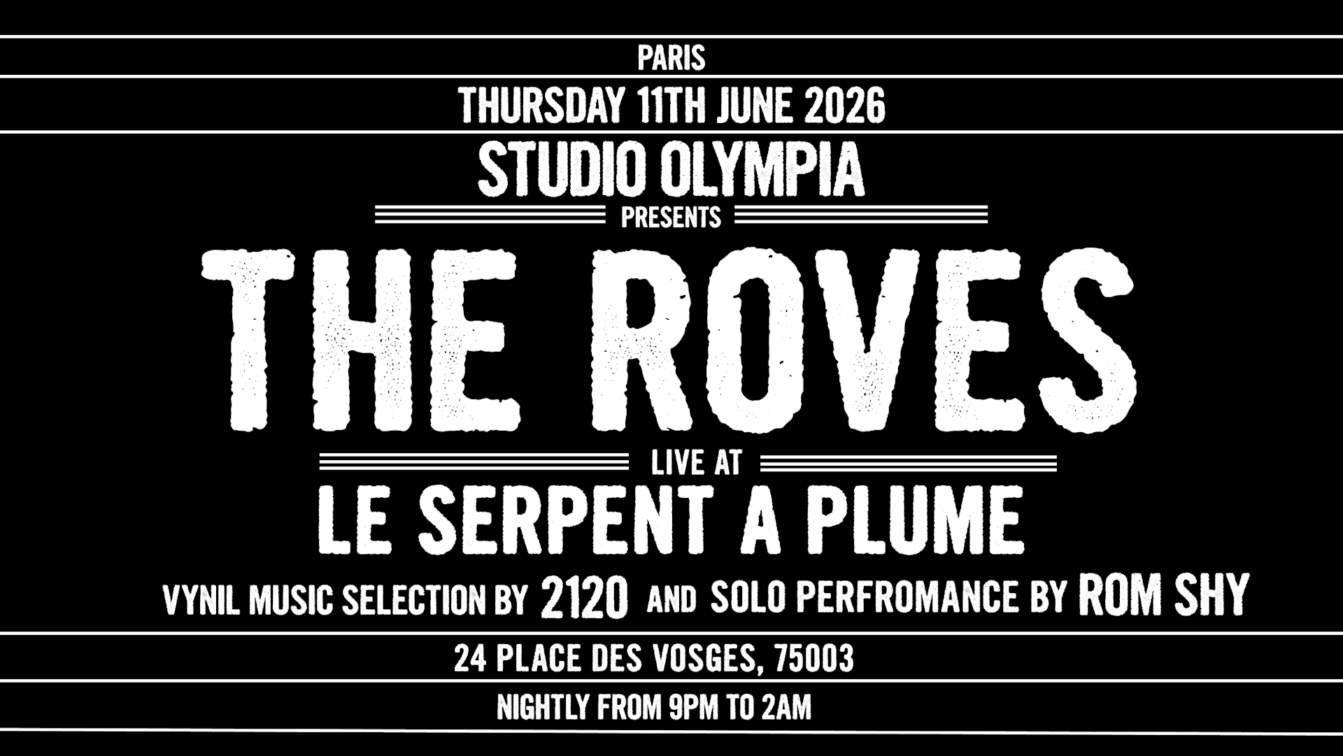 The Roves Live W/ 2120 & Methadrome Dj Set