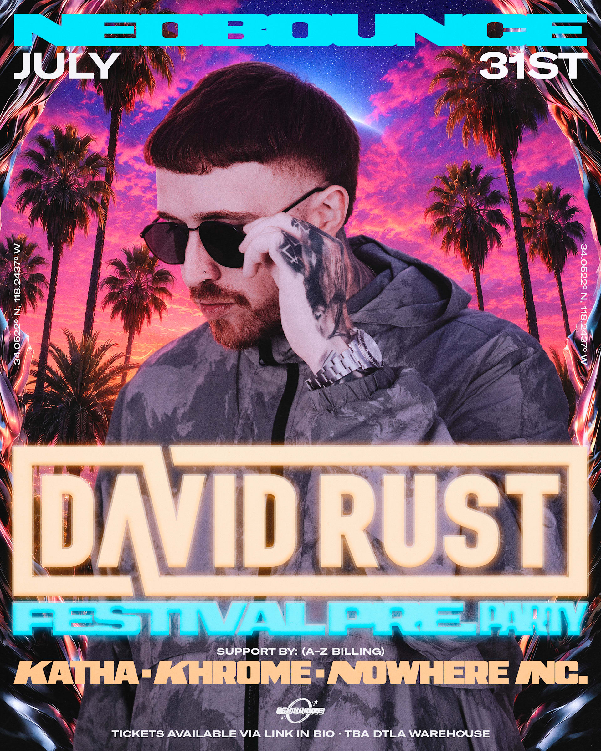 Neobounce: David Rust Festival Pre-Party