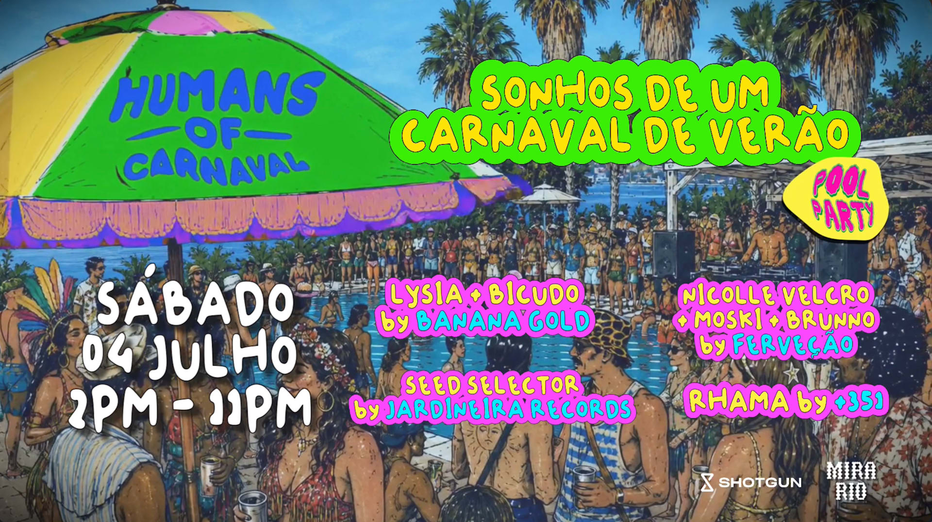 Pool Party X Humans Of Carnaval De Verão