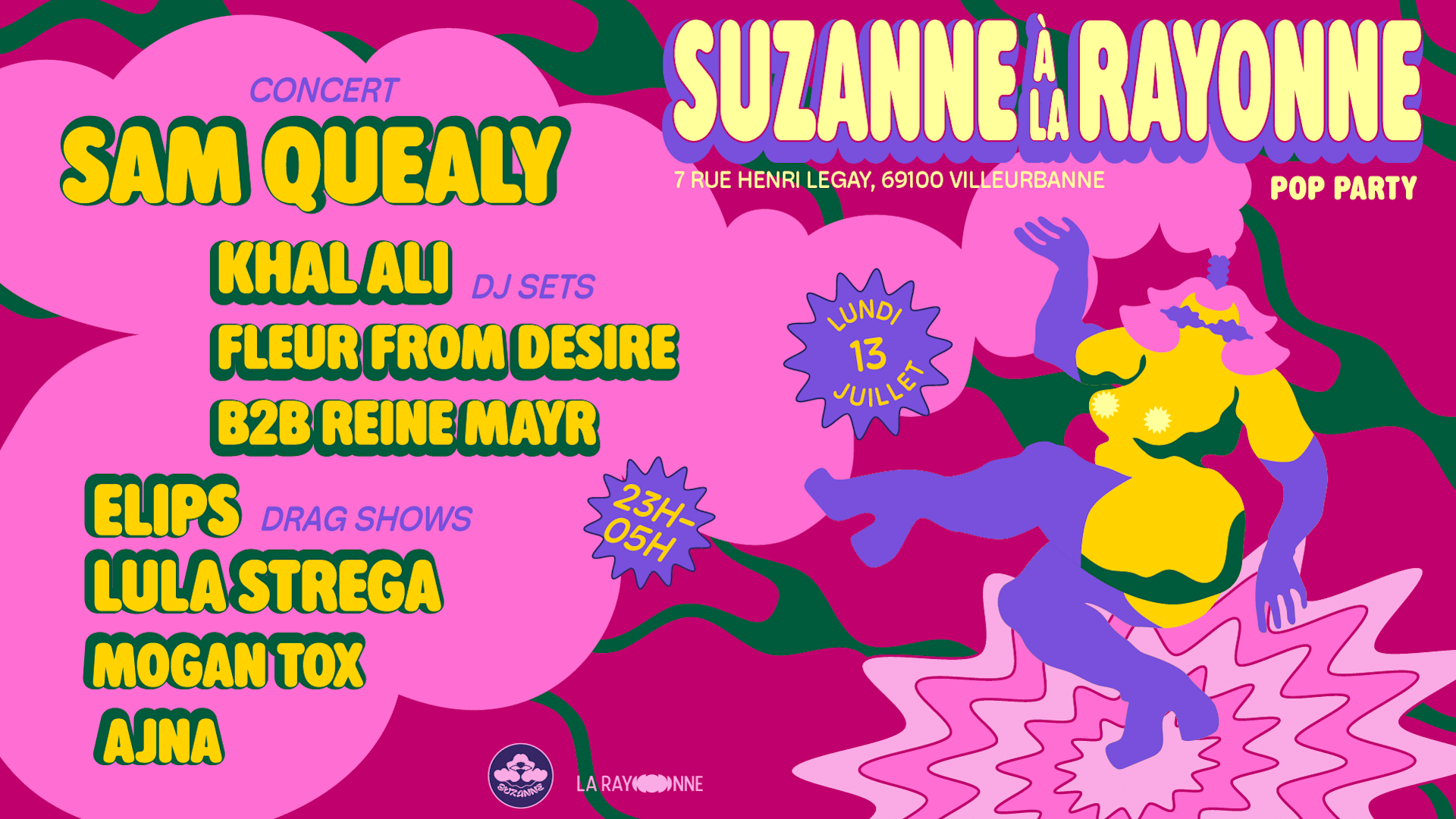 Suzanne À La Rayonne : Let's Have A Kiki