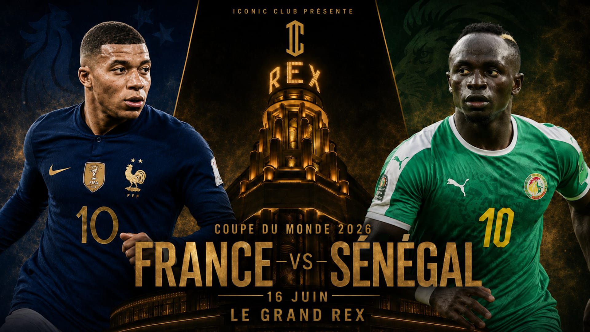 France Vs Sénégal - Coupe Du Monde Au Grand Rex