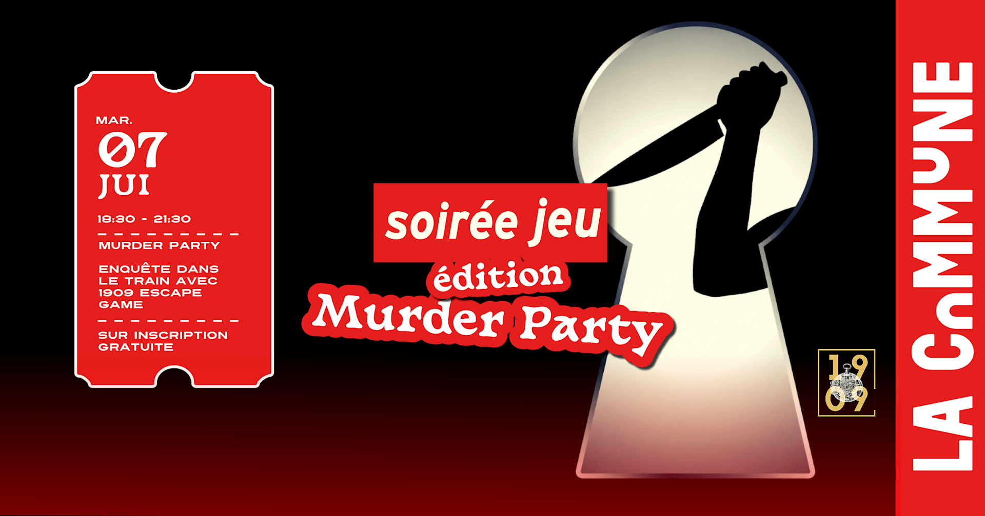 Murder Party Avec 1909 Escape Game !