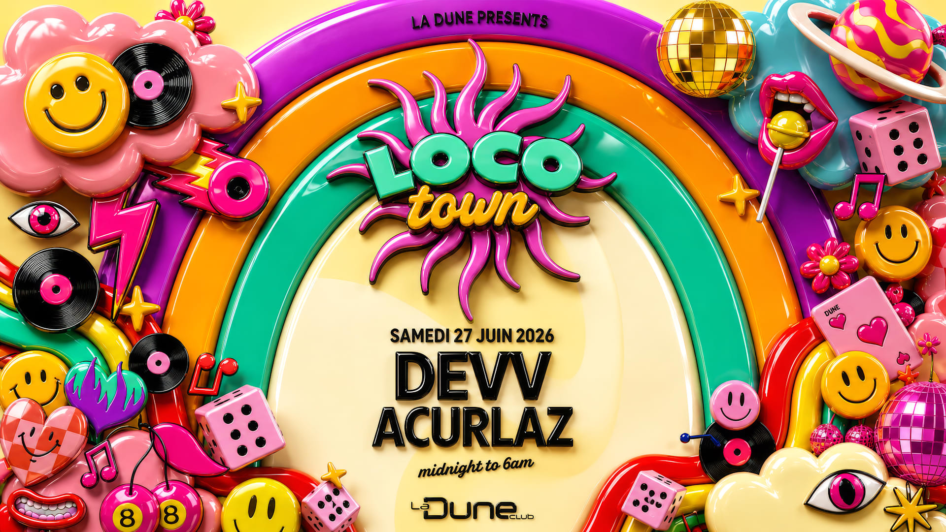 Loco Town - Samedi 27 Juin