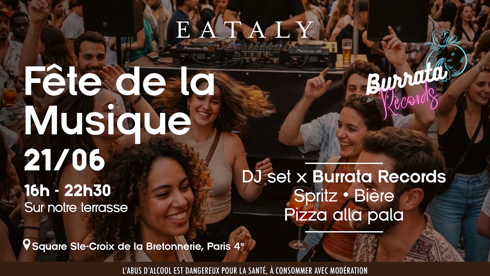 Fête De La Musique À Eataly - Burrata Records & Nicol (Aïe)