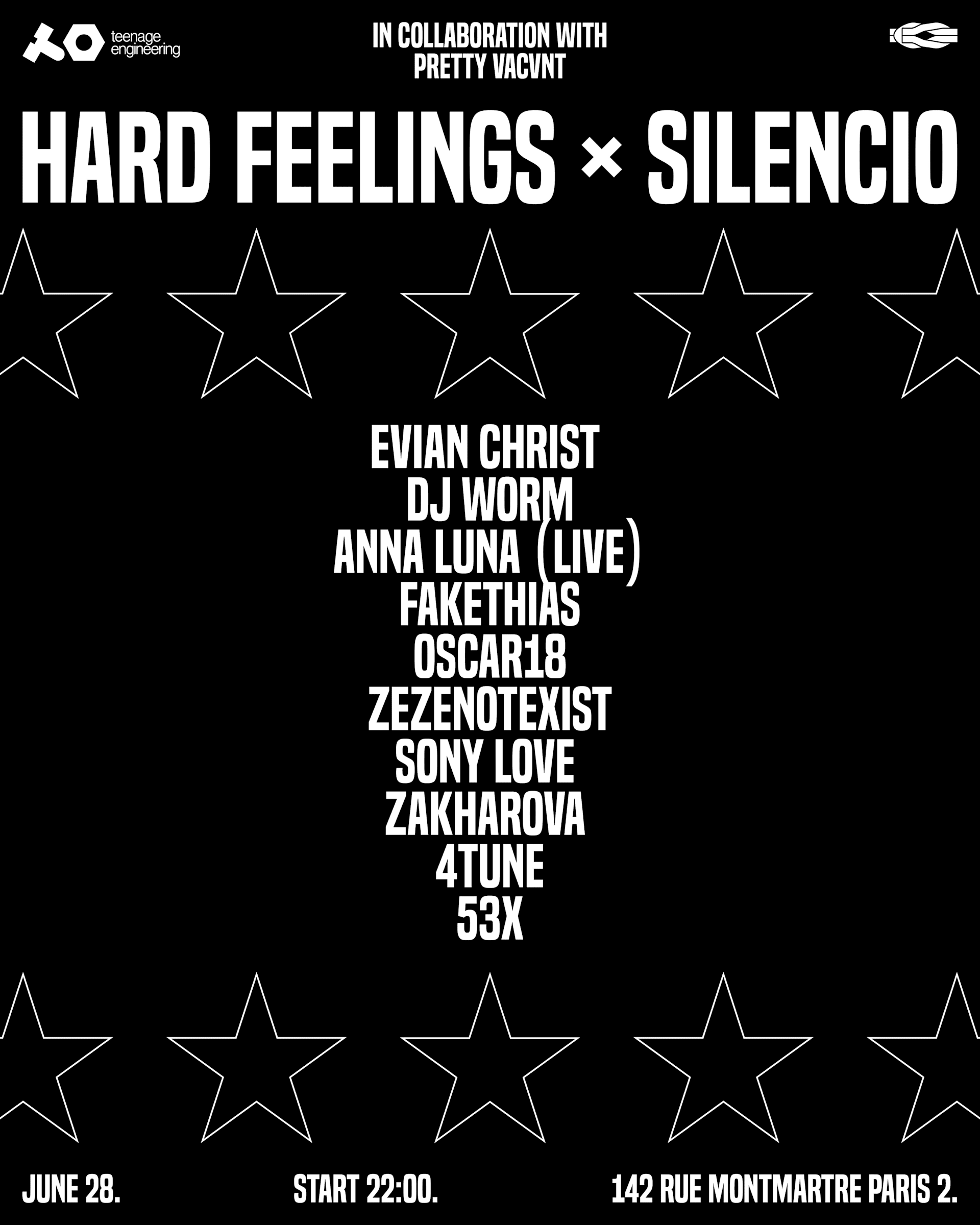 Hard Feelings: Evian Christ, Dj Worm, Anna Luna (Live)