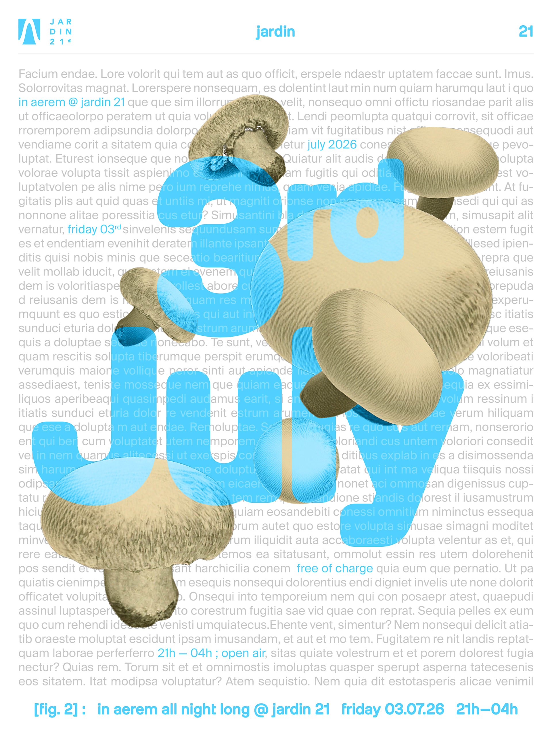 In Aerem X Jardin21 - Open Air