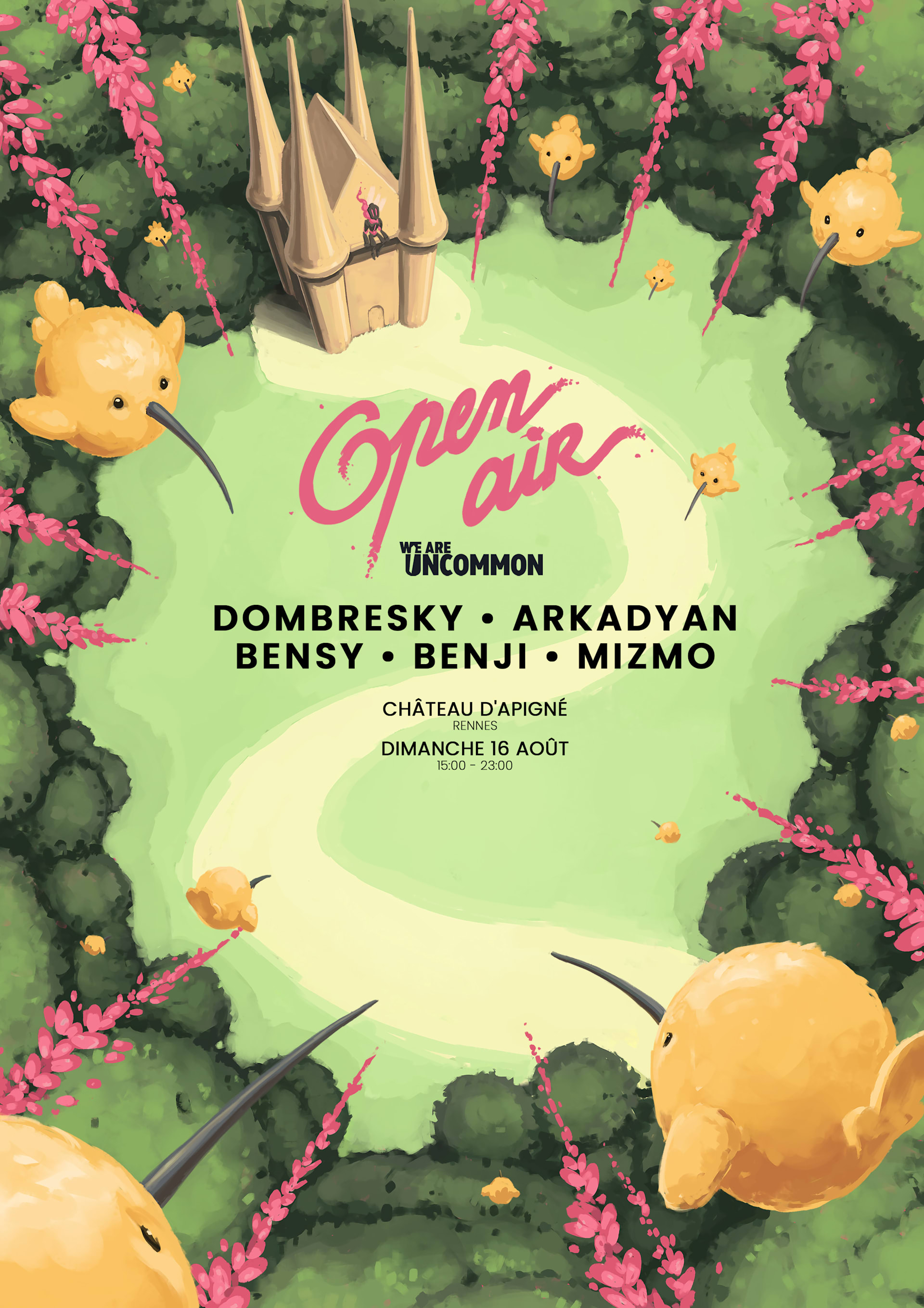 We Are Uncommon Open Air 2026 • Château D'apigné