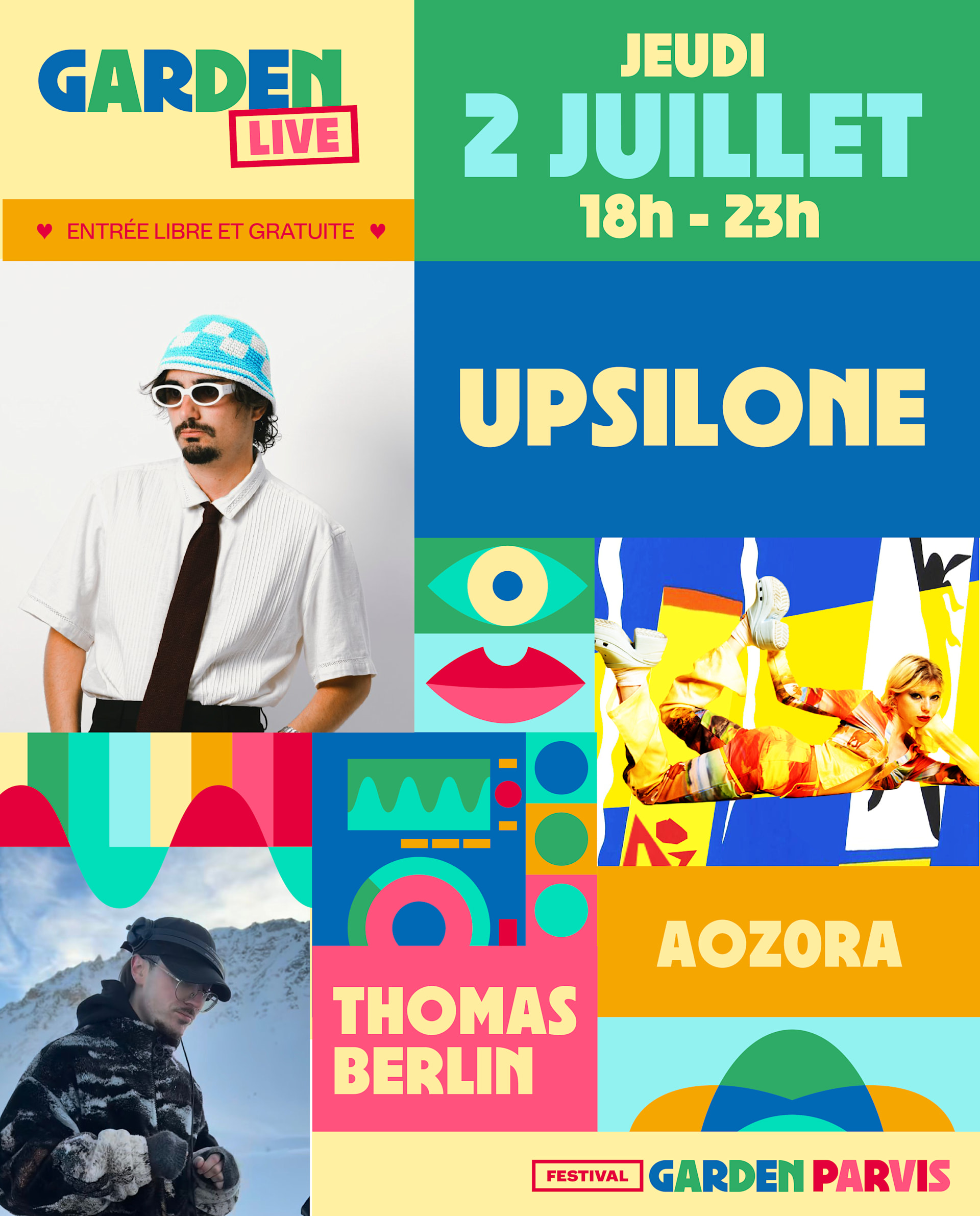 Garden W/ Upsilone, Aoz0ra & Thomas Berlin
