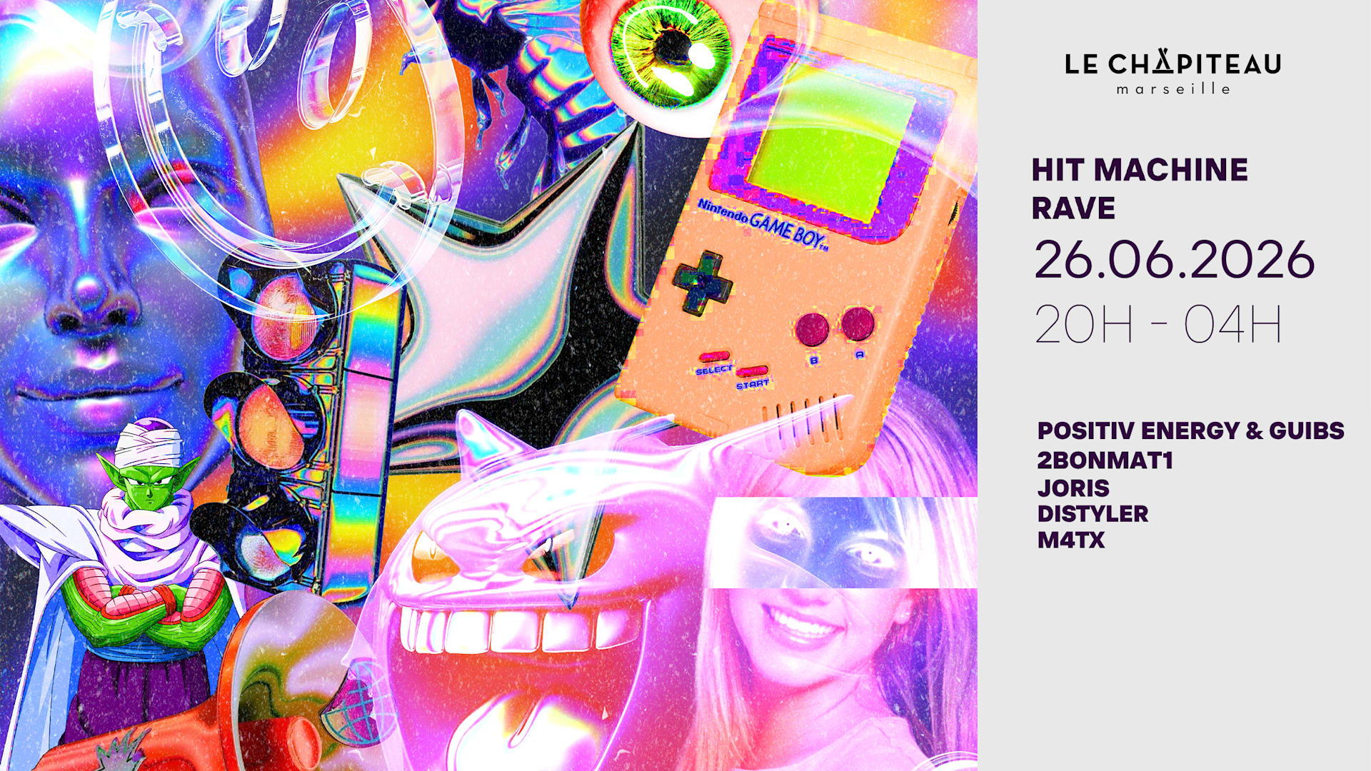Hit Machine Rave W/Positiv Energy & Guibs, 2bonmat1 & More