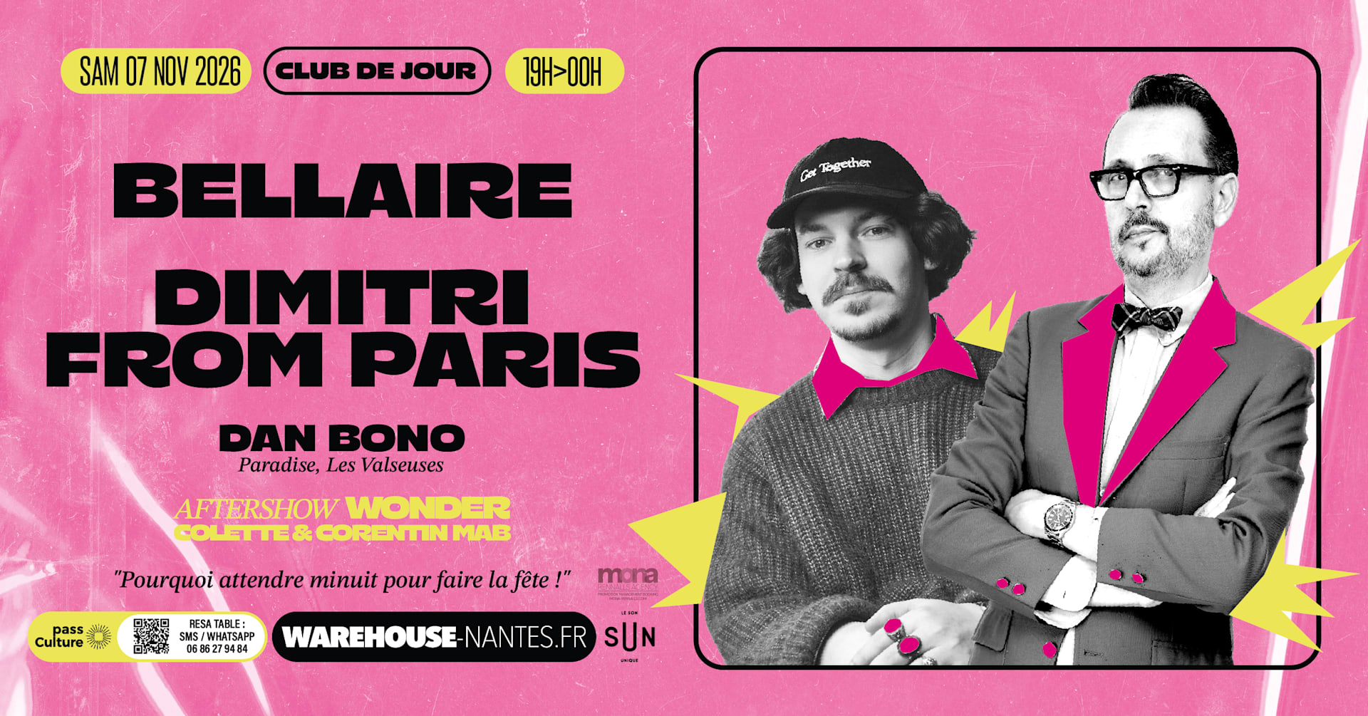 Club De Jour Invite Bellaire & Dimitri From Paris