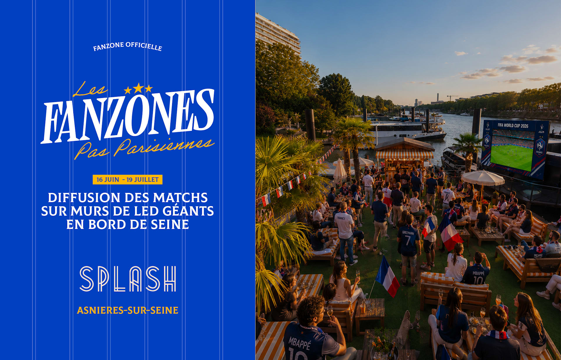 Allez Les Bleus ! | Fan Zone @Splash Asnières