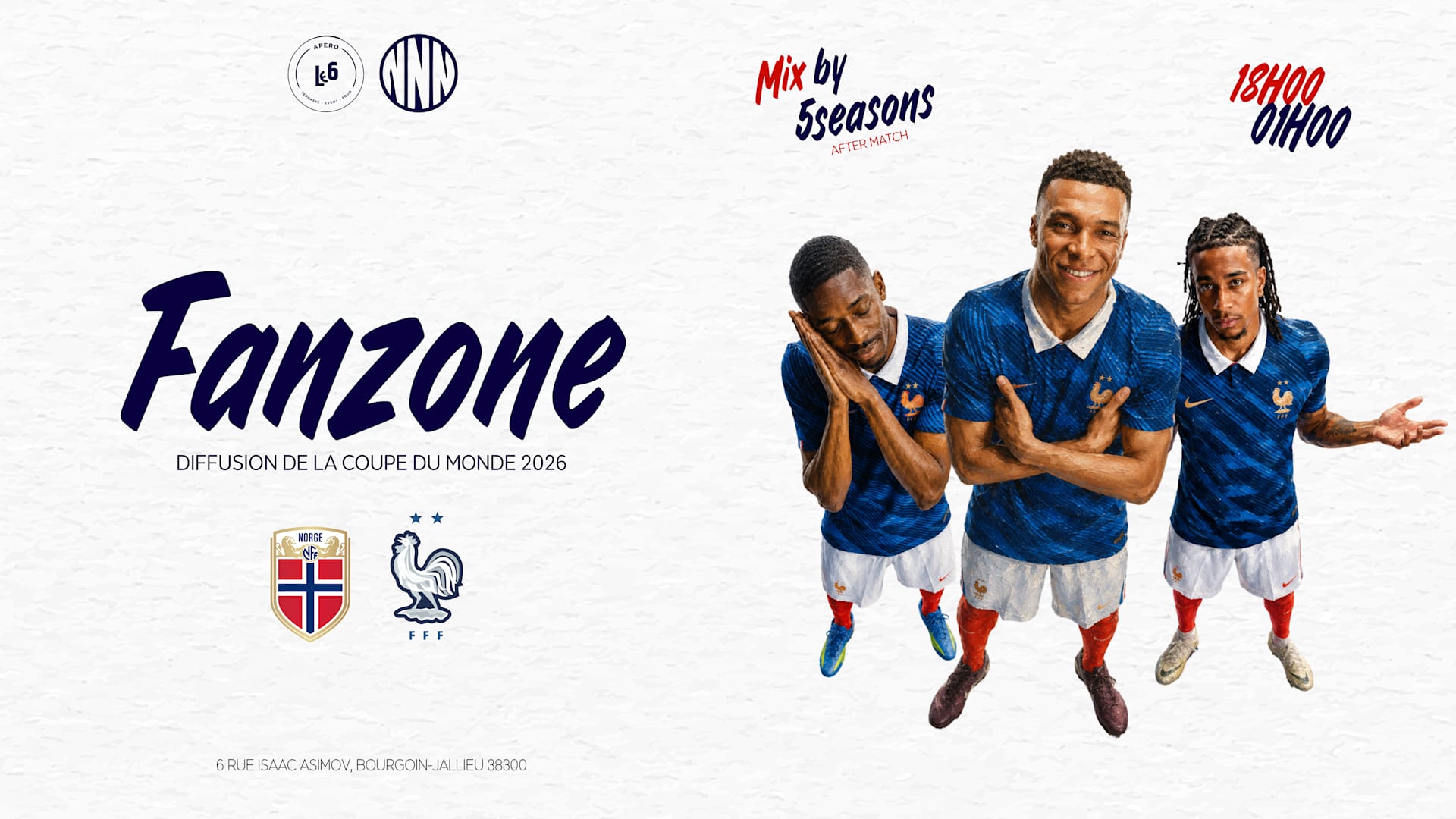 Fanzone / Norvège-France